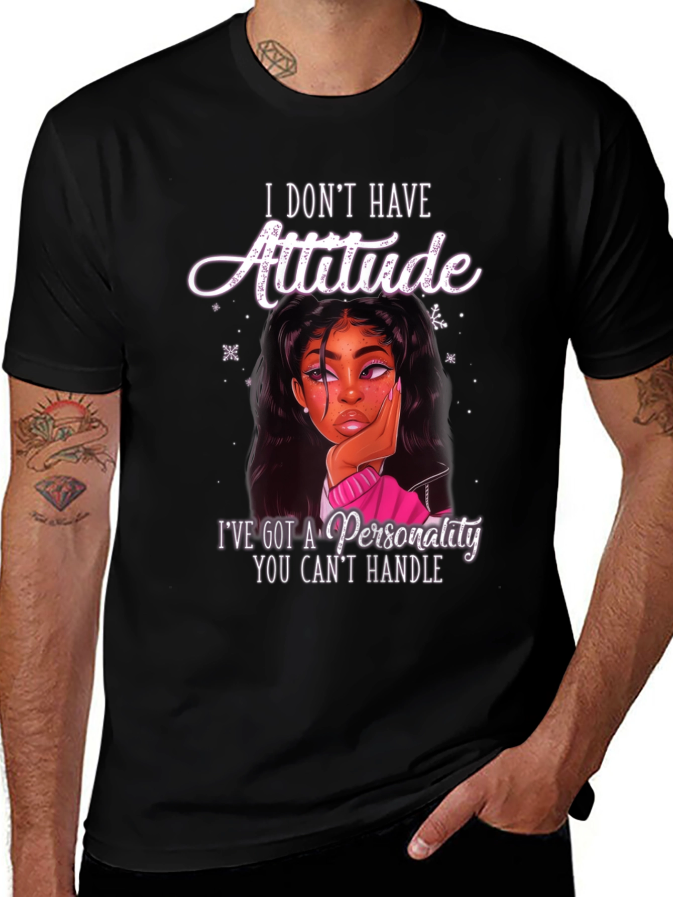 Variant 20 of Attitude Personality Graphic Tee