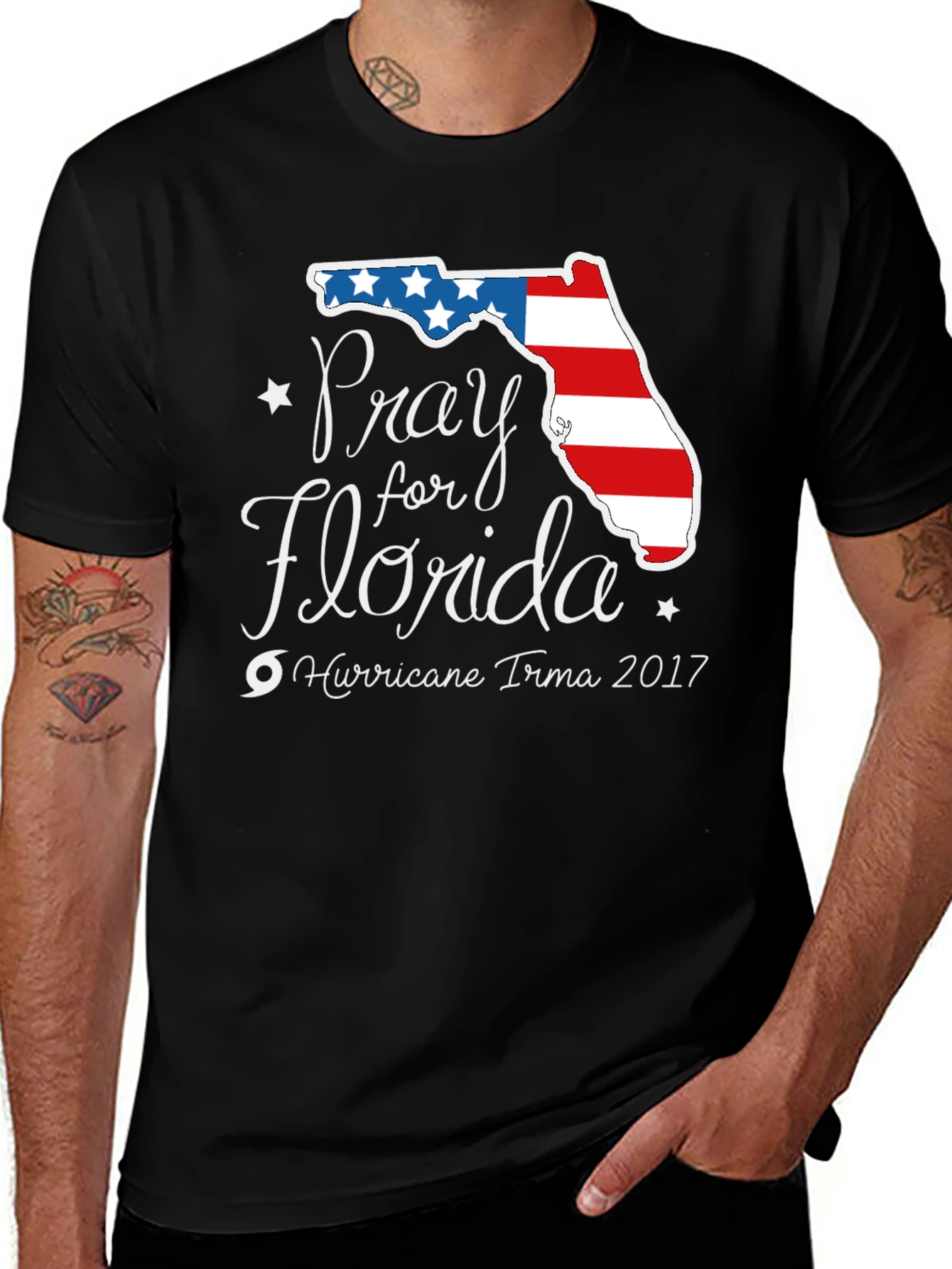 Pray for Florida Hurricane Irma 2017 T-Shirt