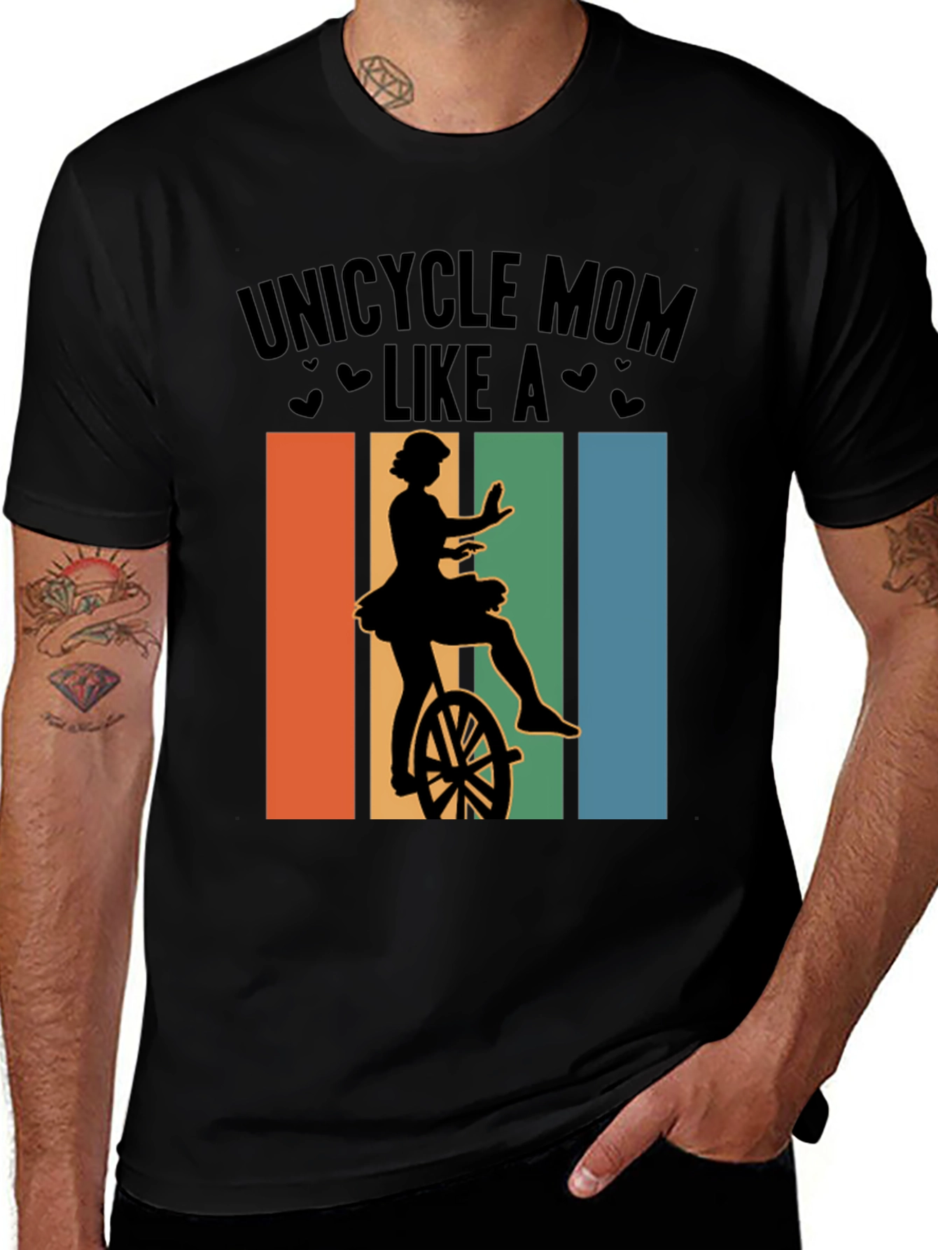 Variant 10 of Unicycle Mom Graphic Tee - Fun Women's T-Shirt