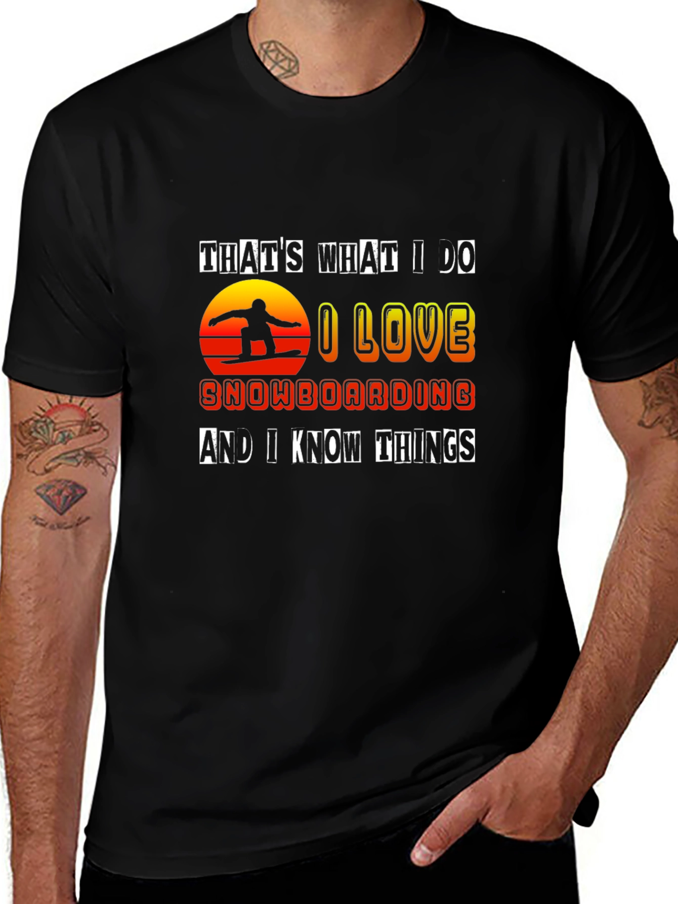 Variant 3 of Snowboarding Lover T-Shirt - That's What I Do