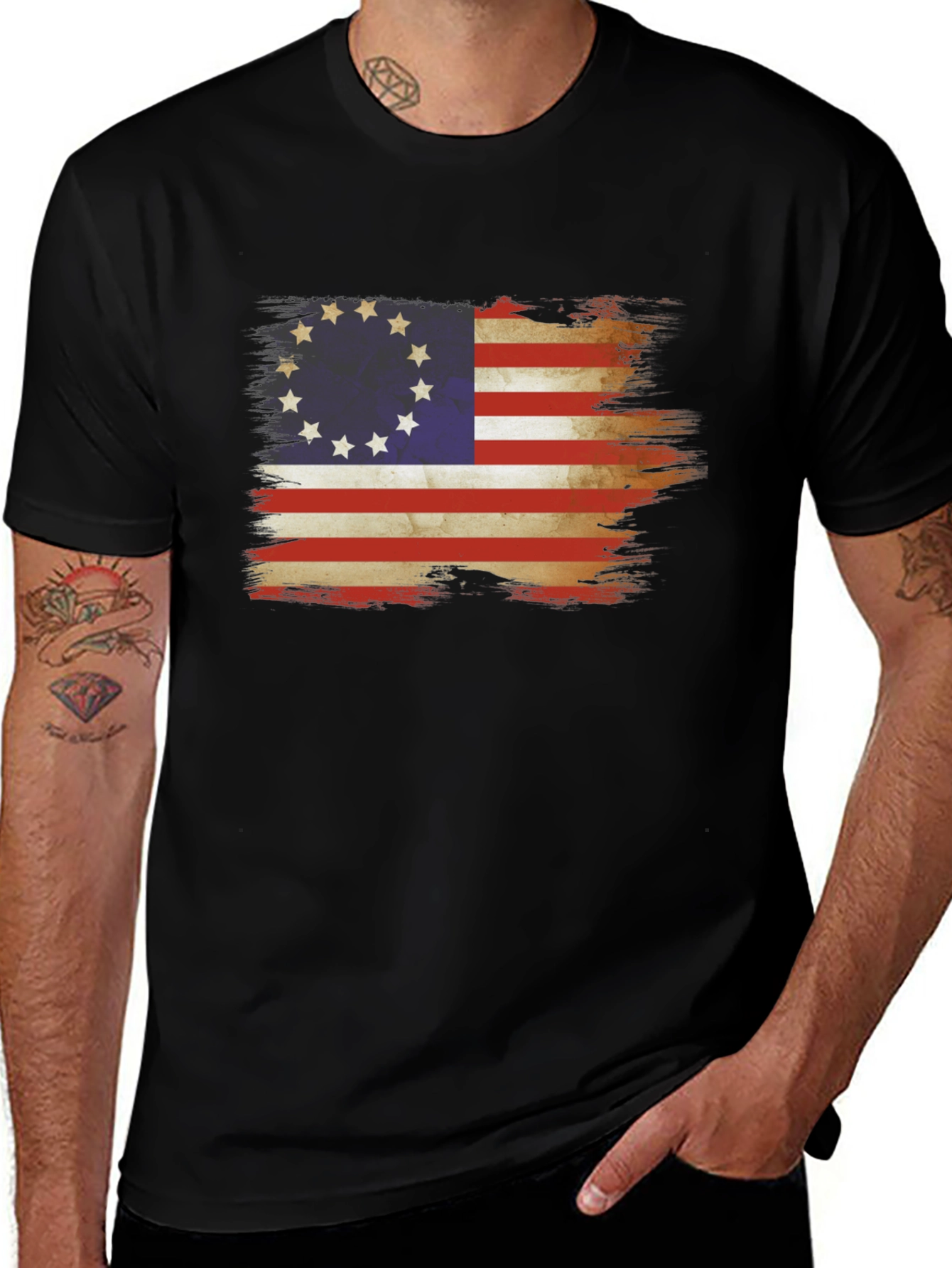 Vintage Betsy Ross Flag T-Shirt