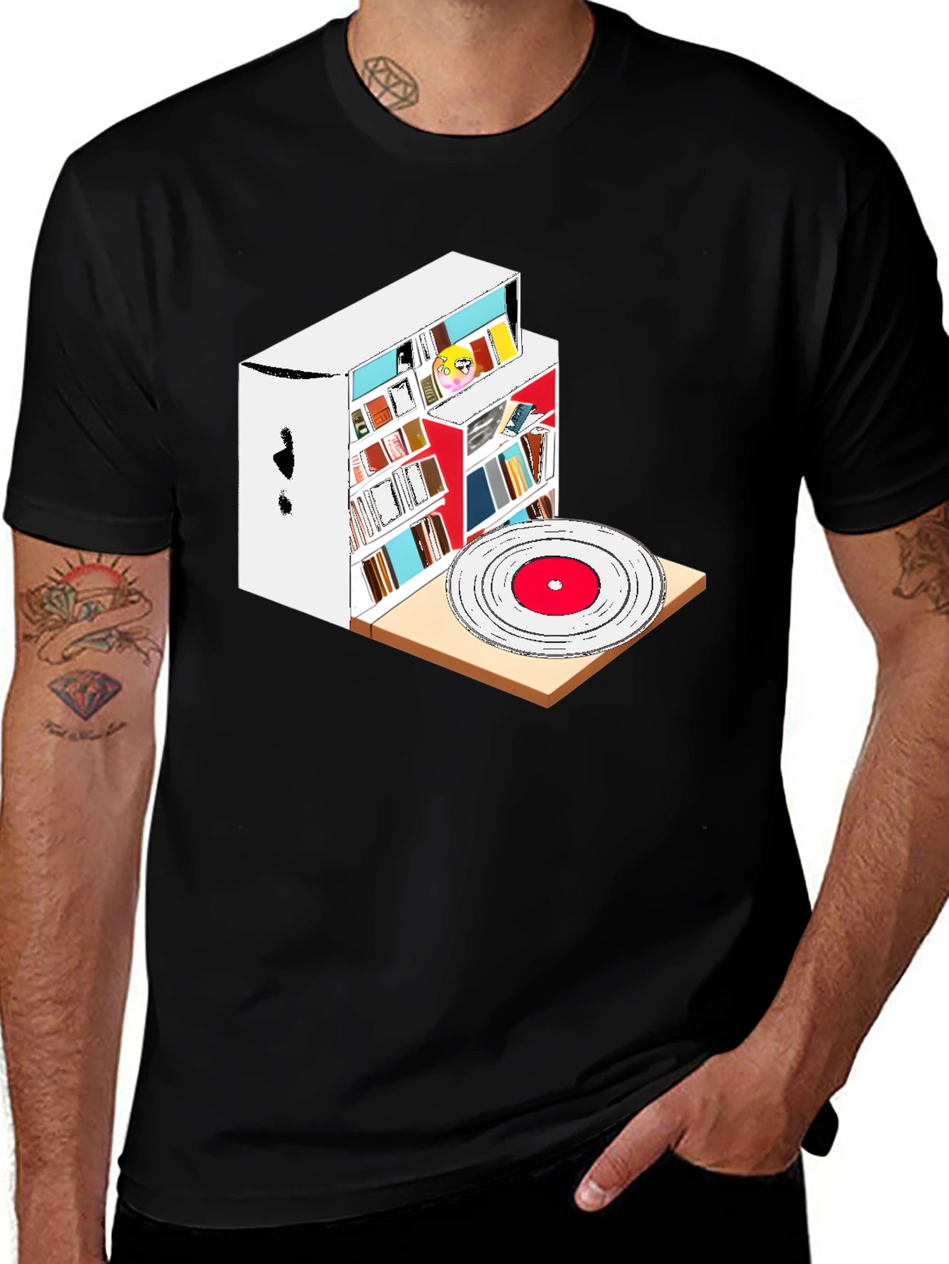 Variant 13 of Books & Vinyl Graphic Tee