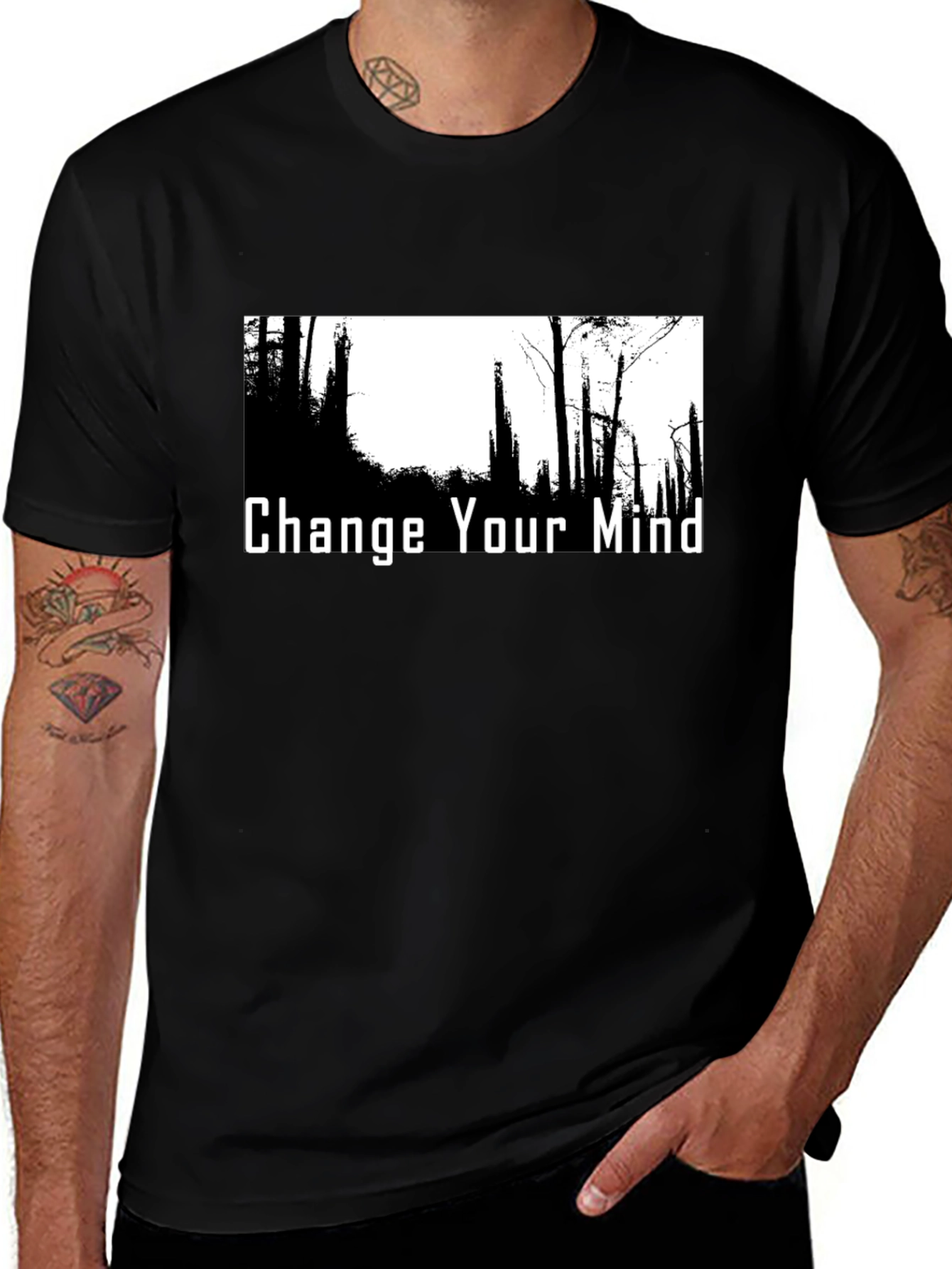 Variant 29 of Change Your Mind Graphic Tee - Nature Scene