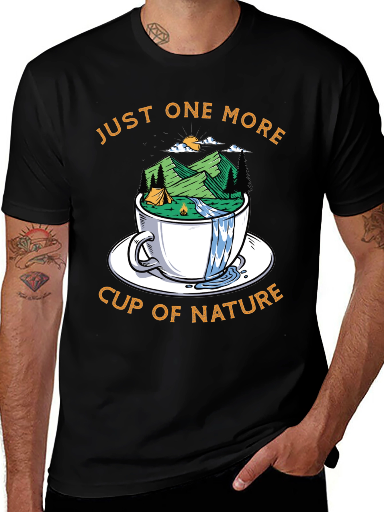 Variant 5 of Just One More Cup of Nature T-Shirt