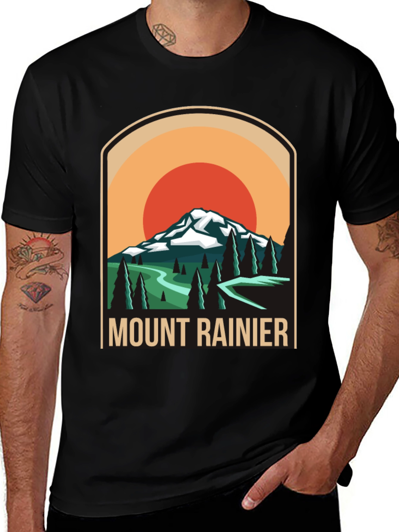 Mount Rainier Graphic Tee - Adventure Awaits!