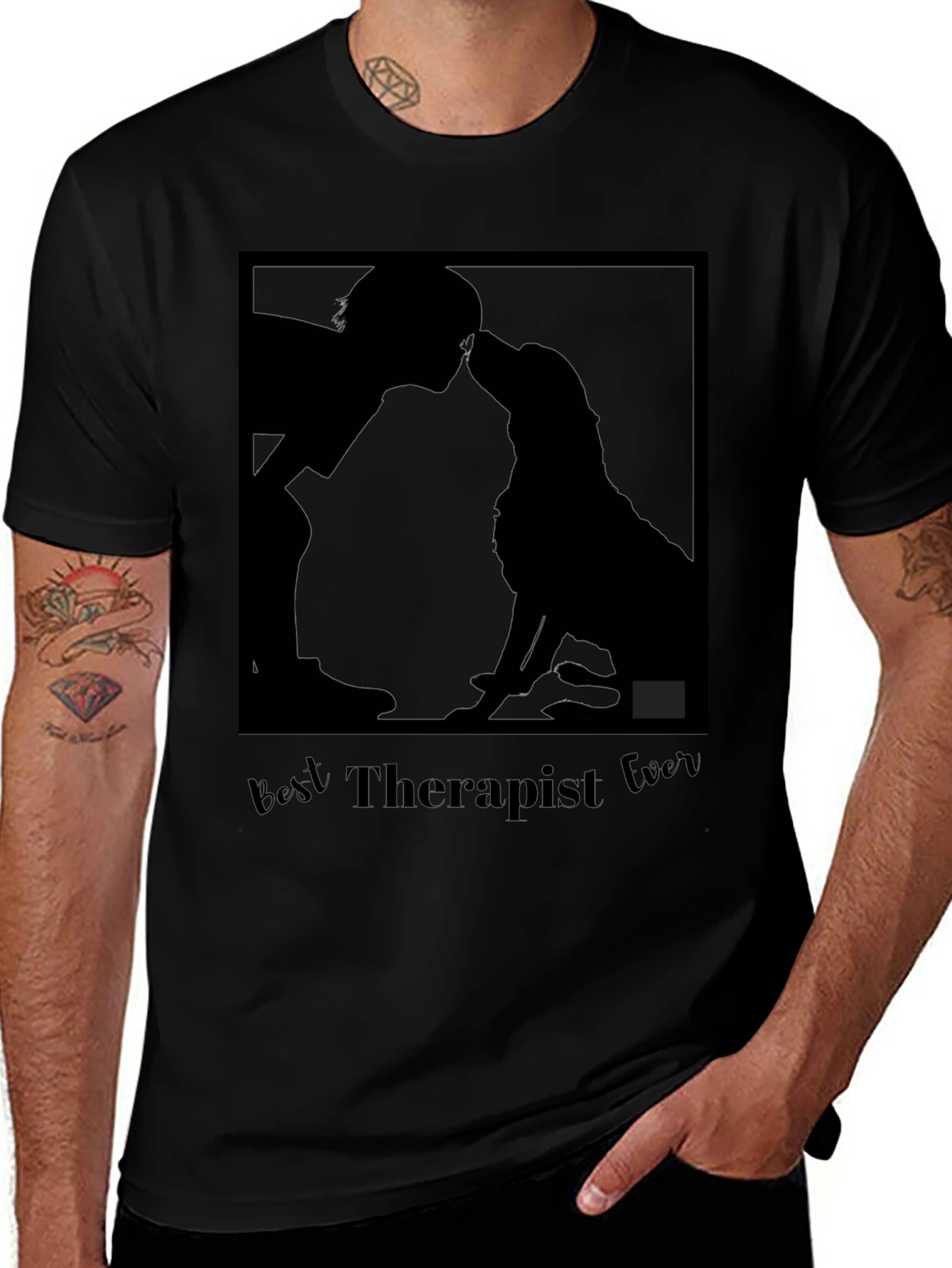 Variant 3 of Best Therapist Ever T-Shirt Dog Lover Gift