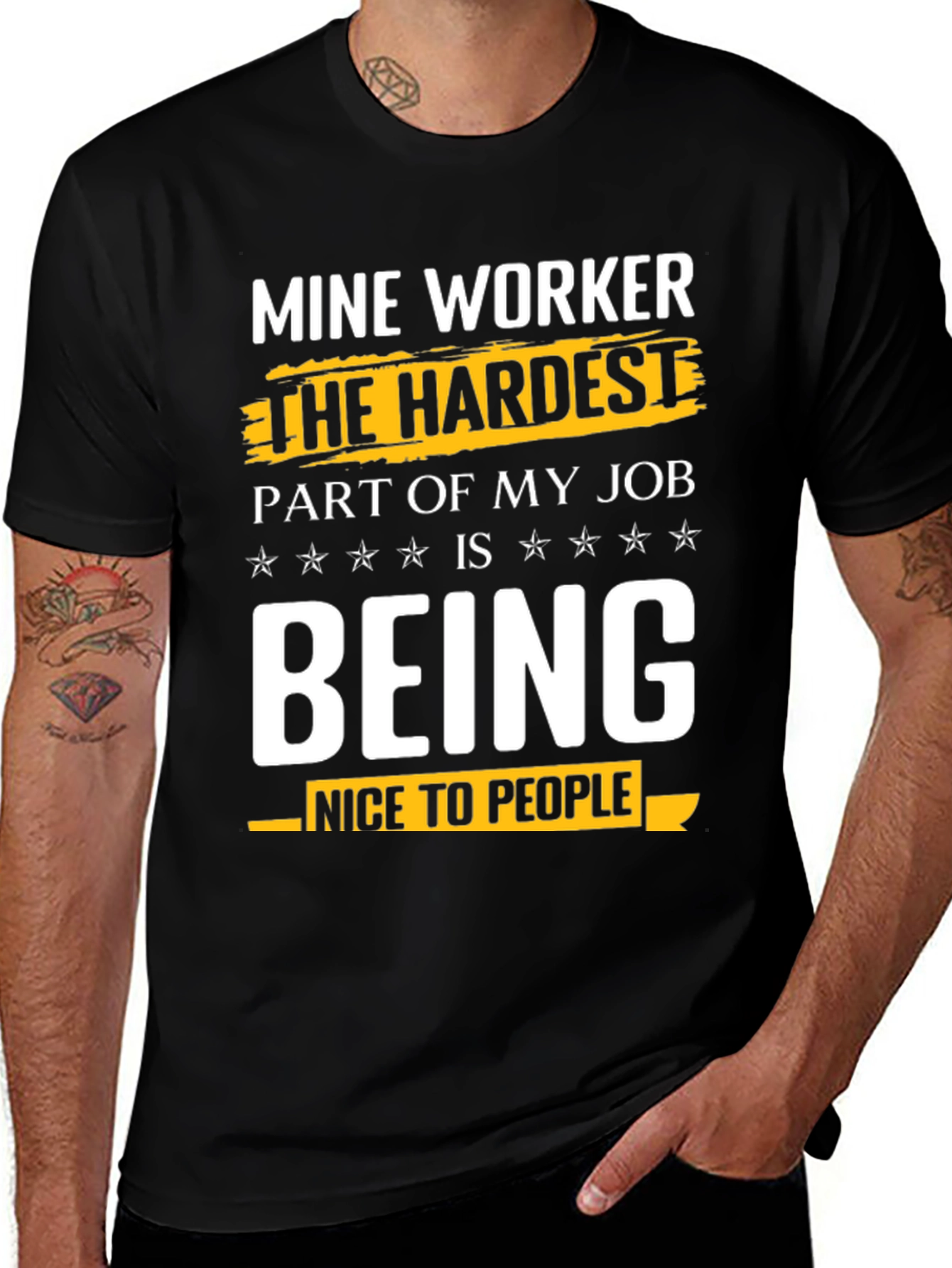Variant 26 of Mine Worker Humor Graphic Tee