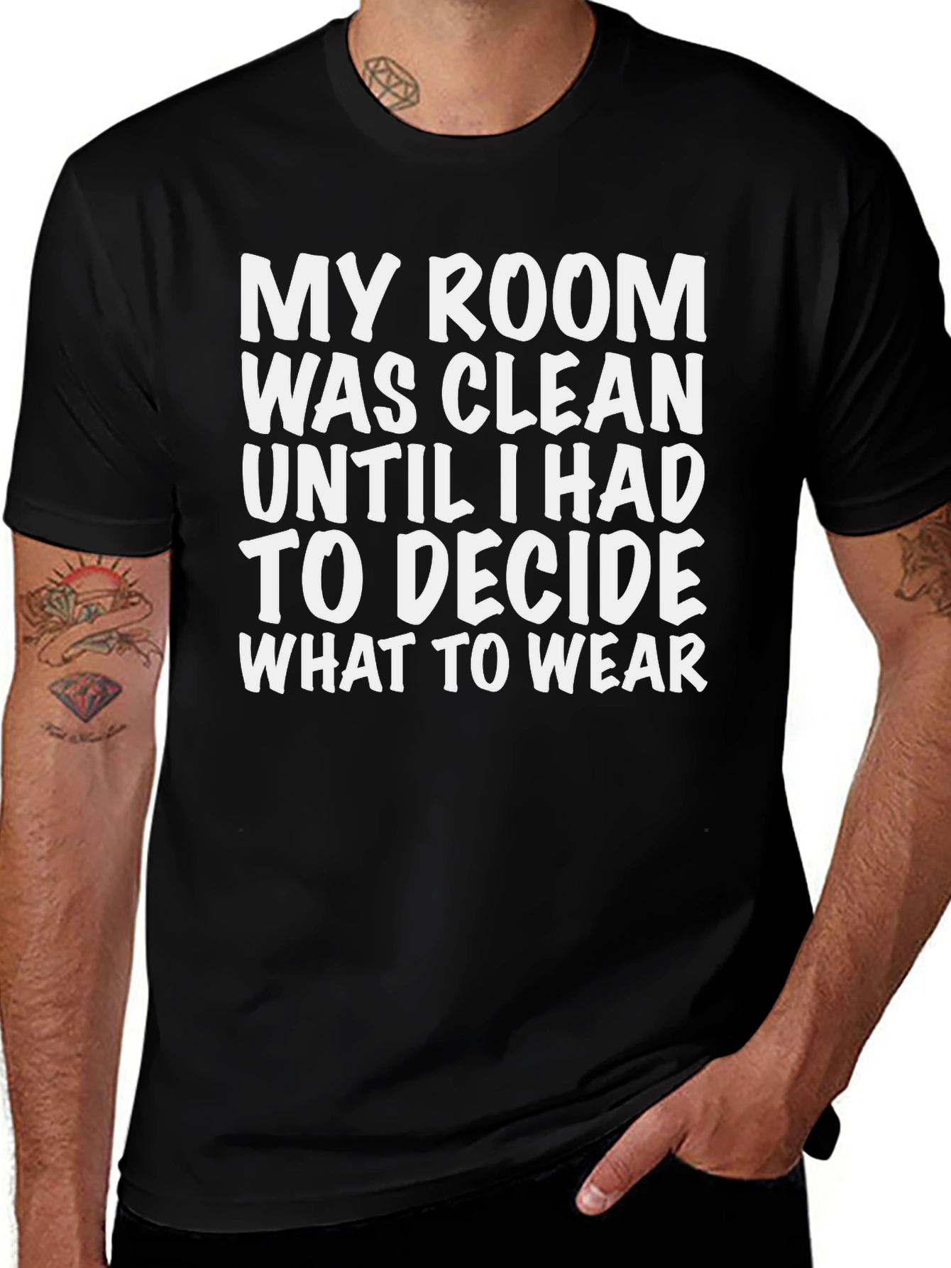 Variant 6 of Funny Men's T-Shirt: Clean Room Saying