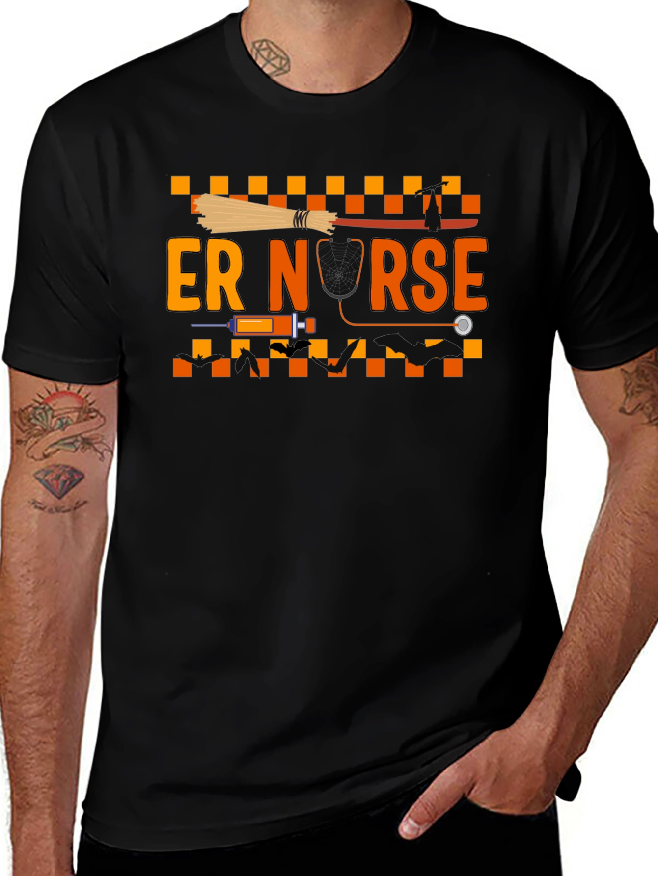 ER Nurse Halloween Graphic Tee