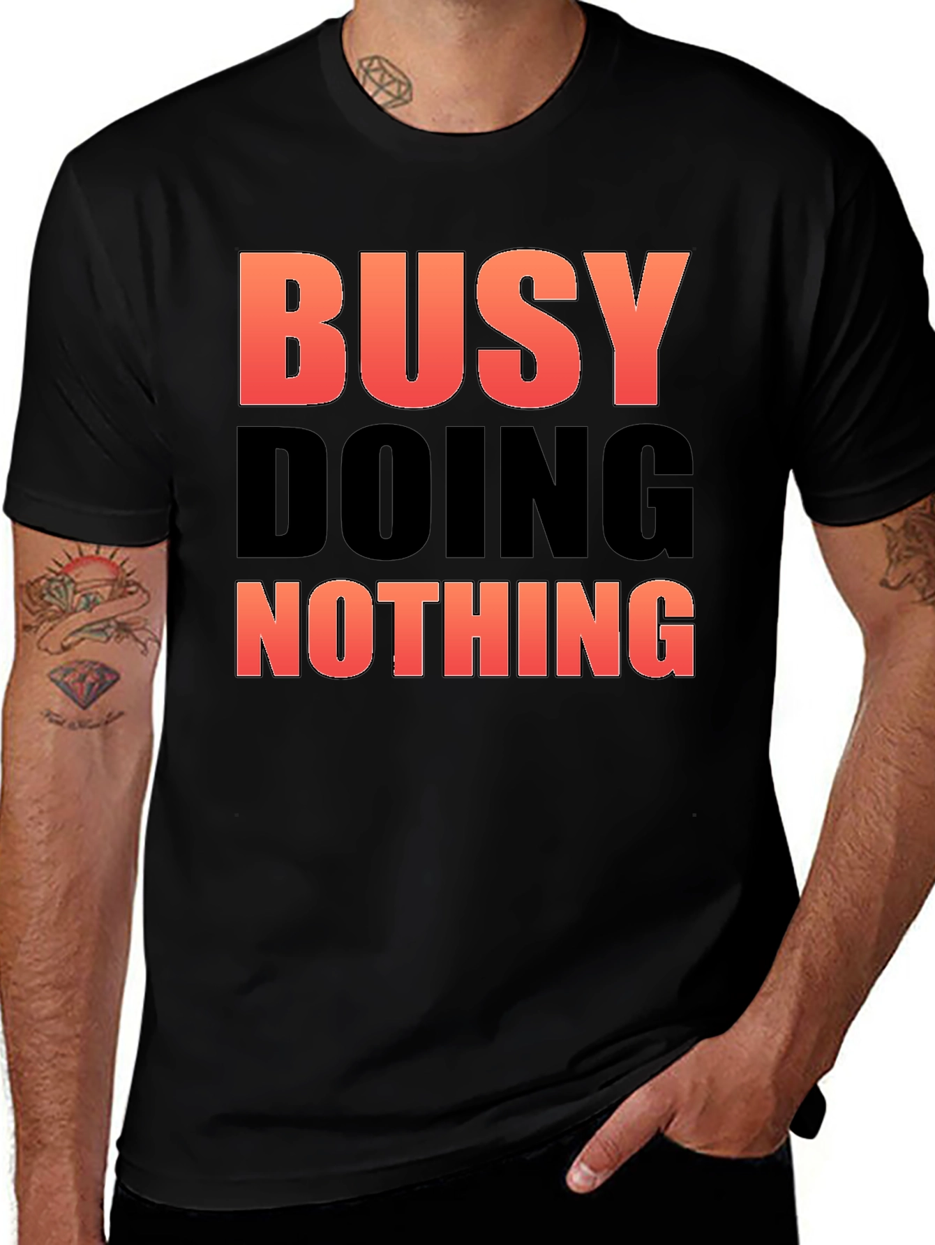 Variant 23 of Busy Doing Nothing Graphic Tee - Relaxed Fit