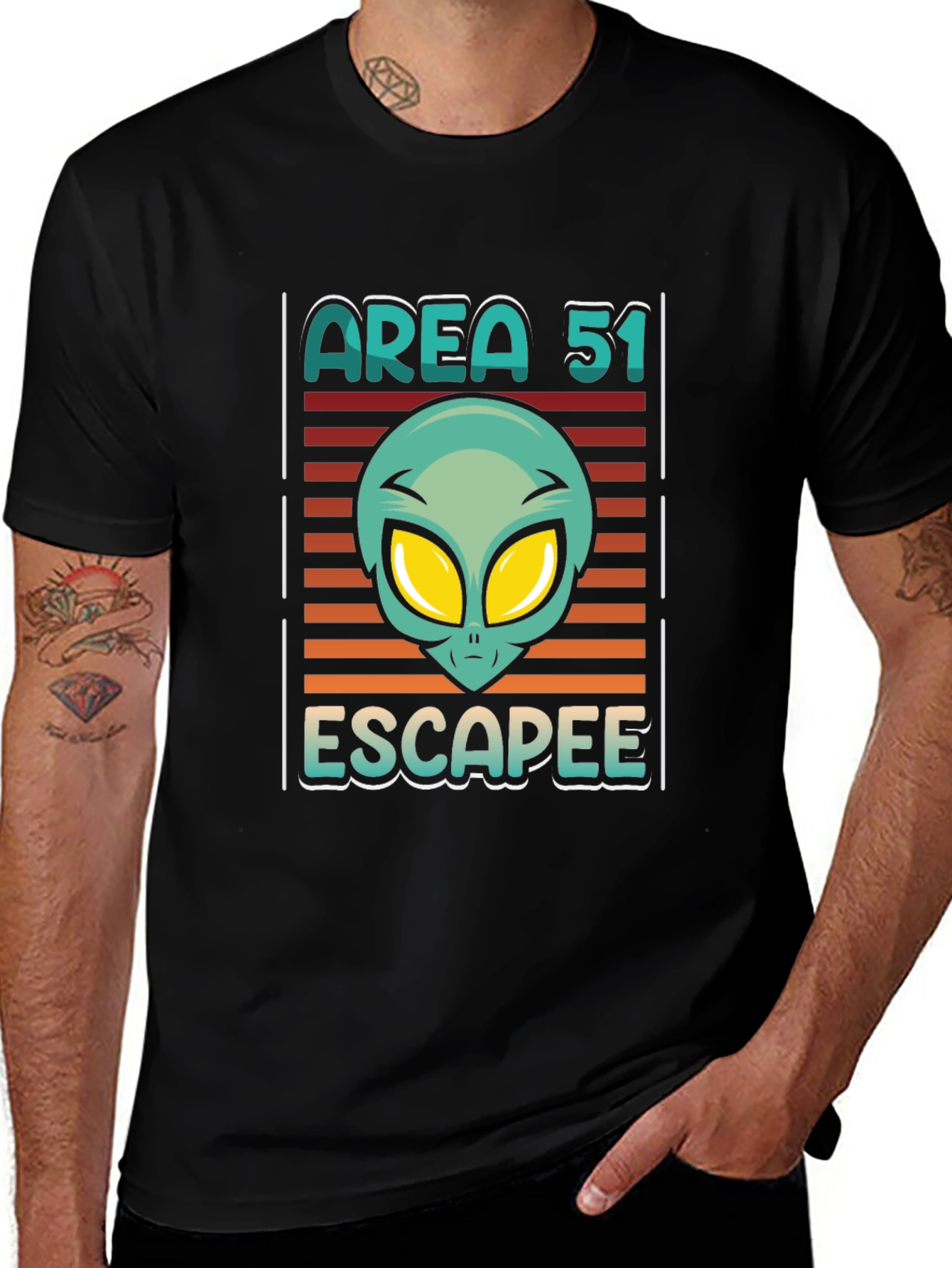 Area 51 Escapee Graphic Tee - Alien T-Shirt