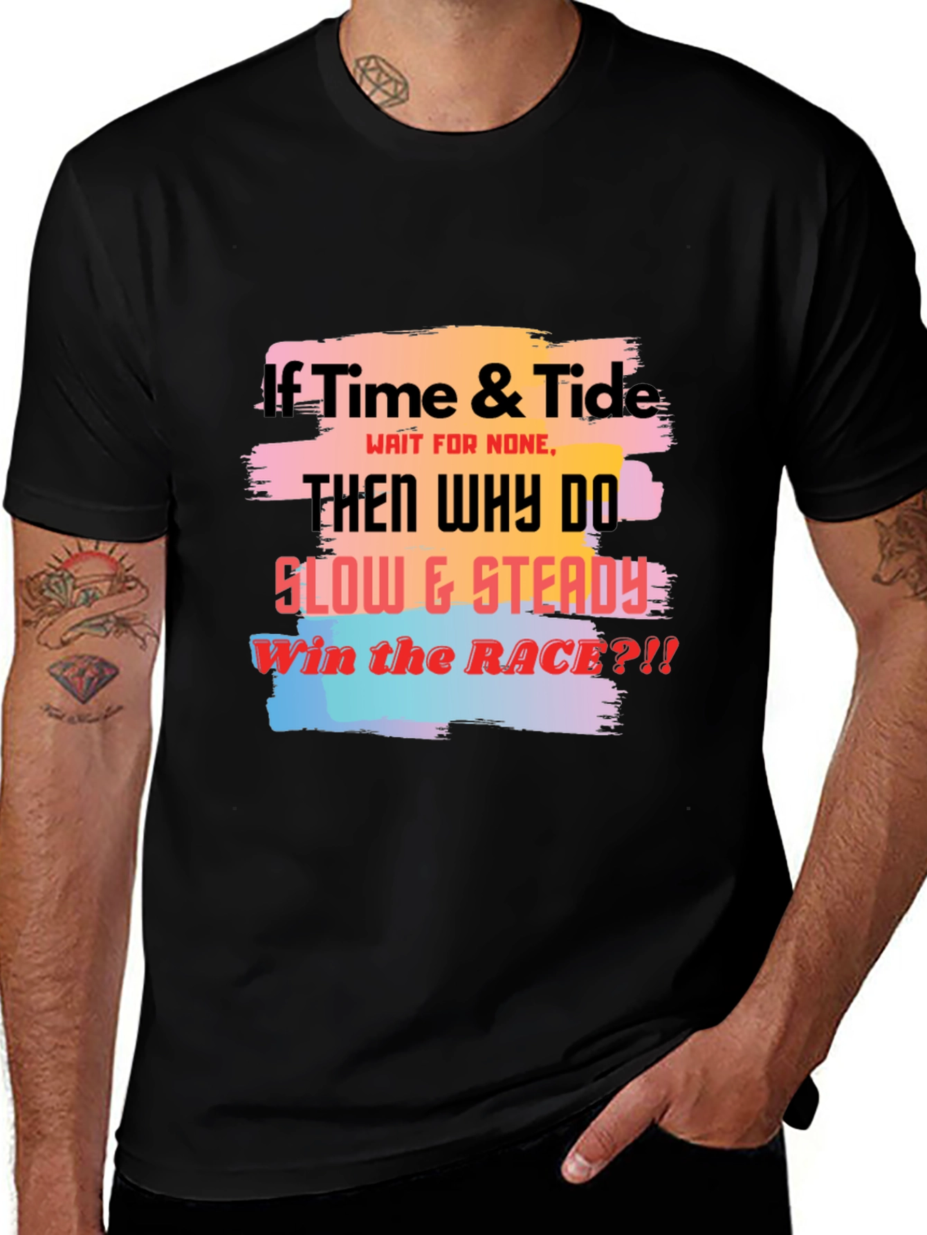 Variant 10 of Time and Tide Graphic T-Shirt