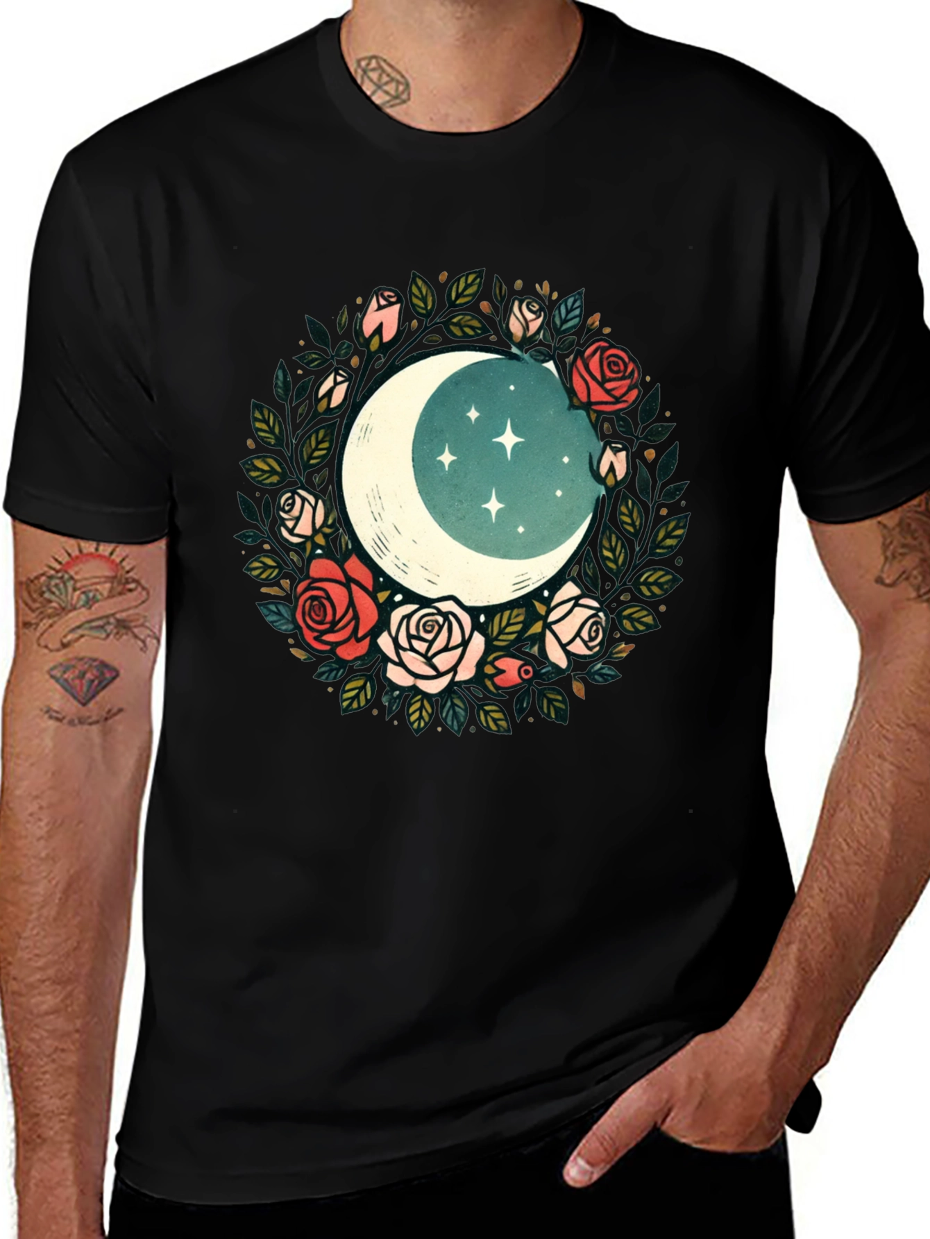 Floral Moon T-Shirt