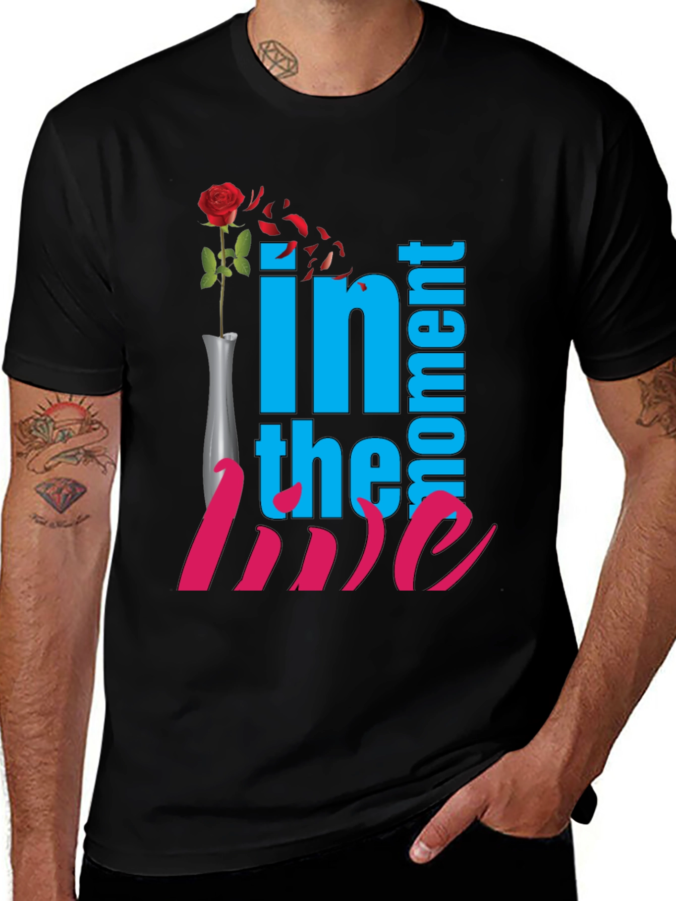 Variant 30 of In The Moment of Love Black T-Shirt