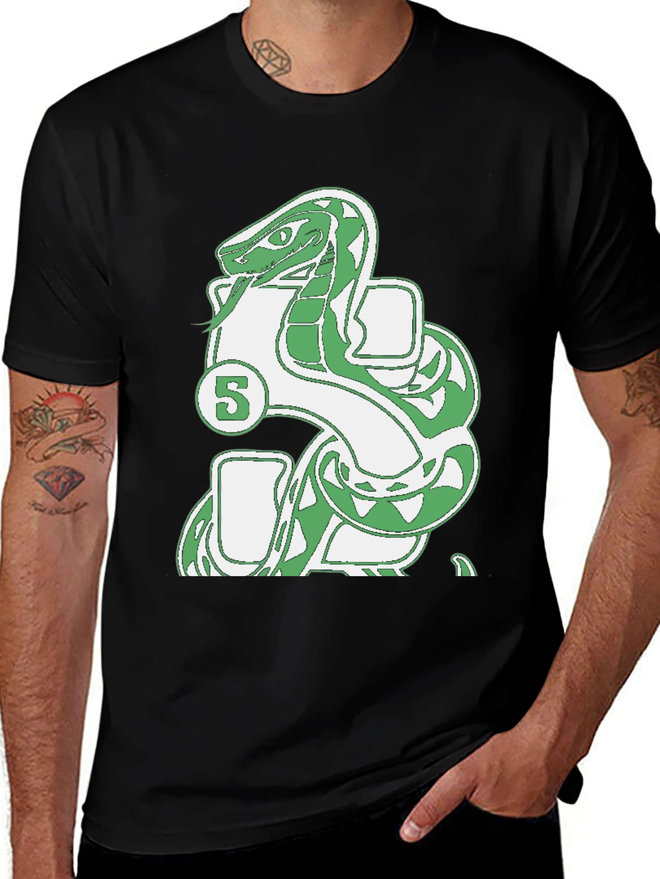 Variant 26 of Snake 5 T-Shirt - Unique Graphic Tee