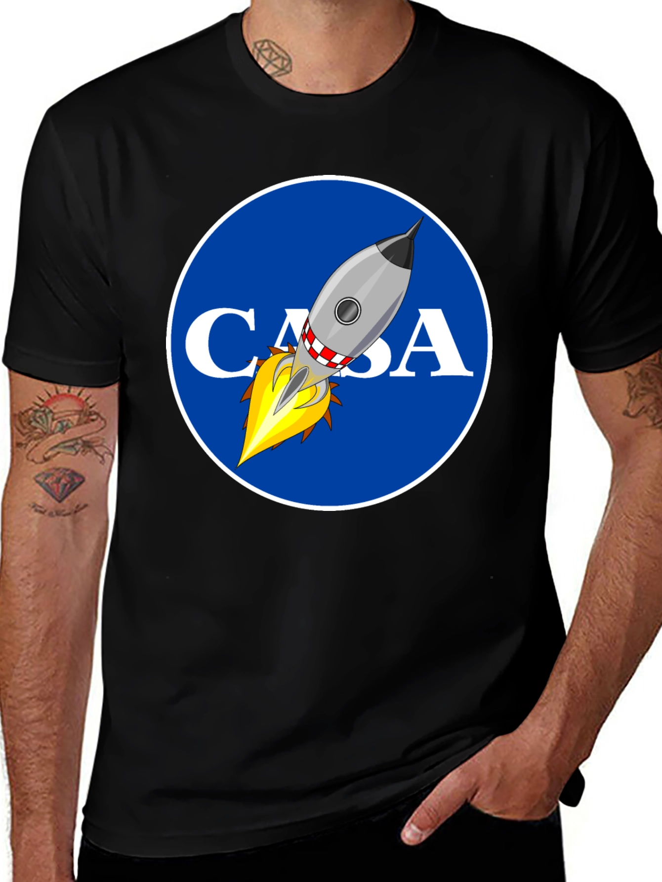 CASA Rocket T-Shirt - Space Adventure Tee