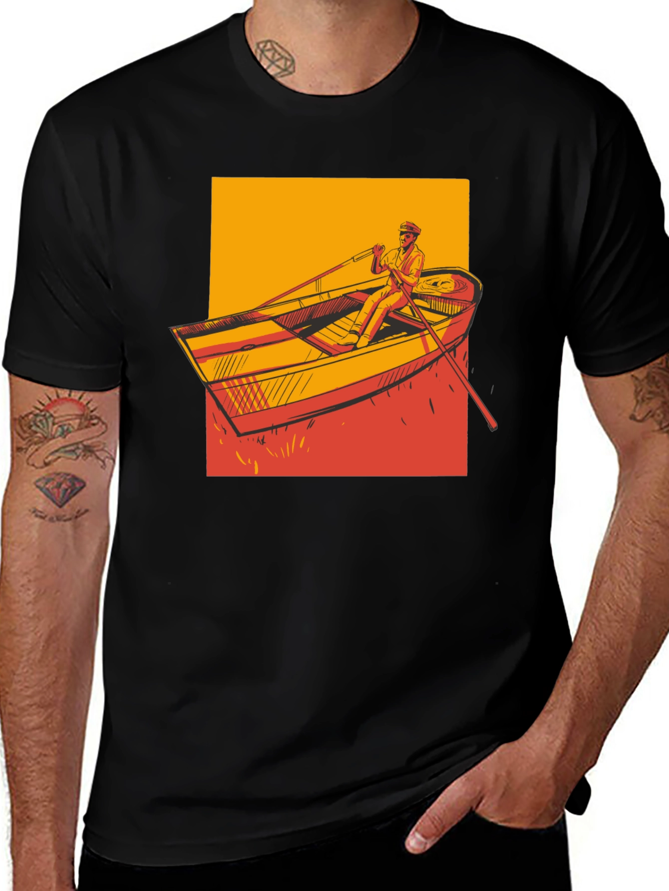 Variant 4 of Rowboat Graphic T-Shirt