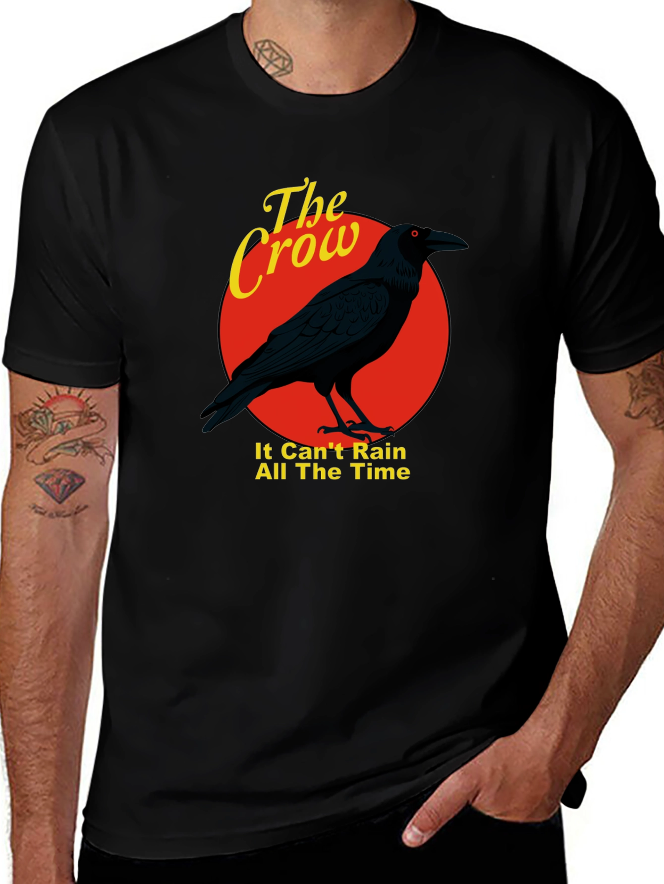 The Crow Graphic T-Shirt - "It Can't Rain All The Time"