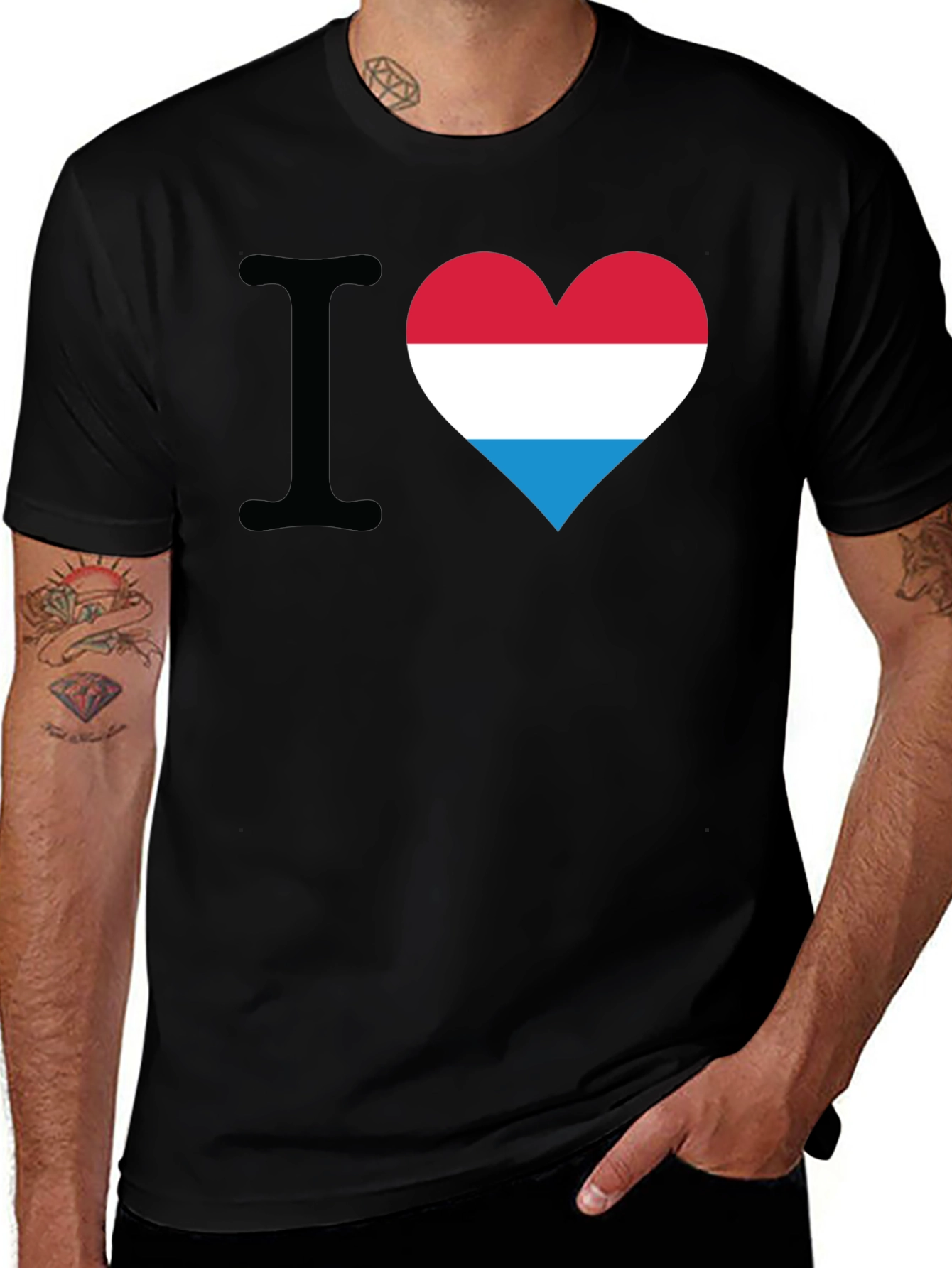 Variant 25 of I Love Luxembourg T-Shirt
