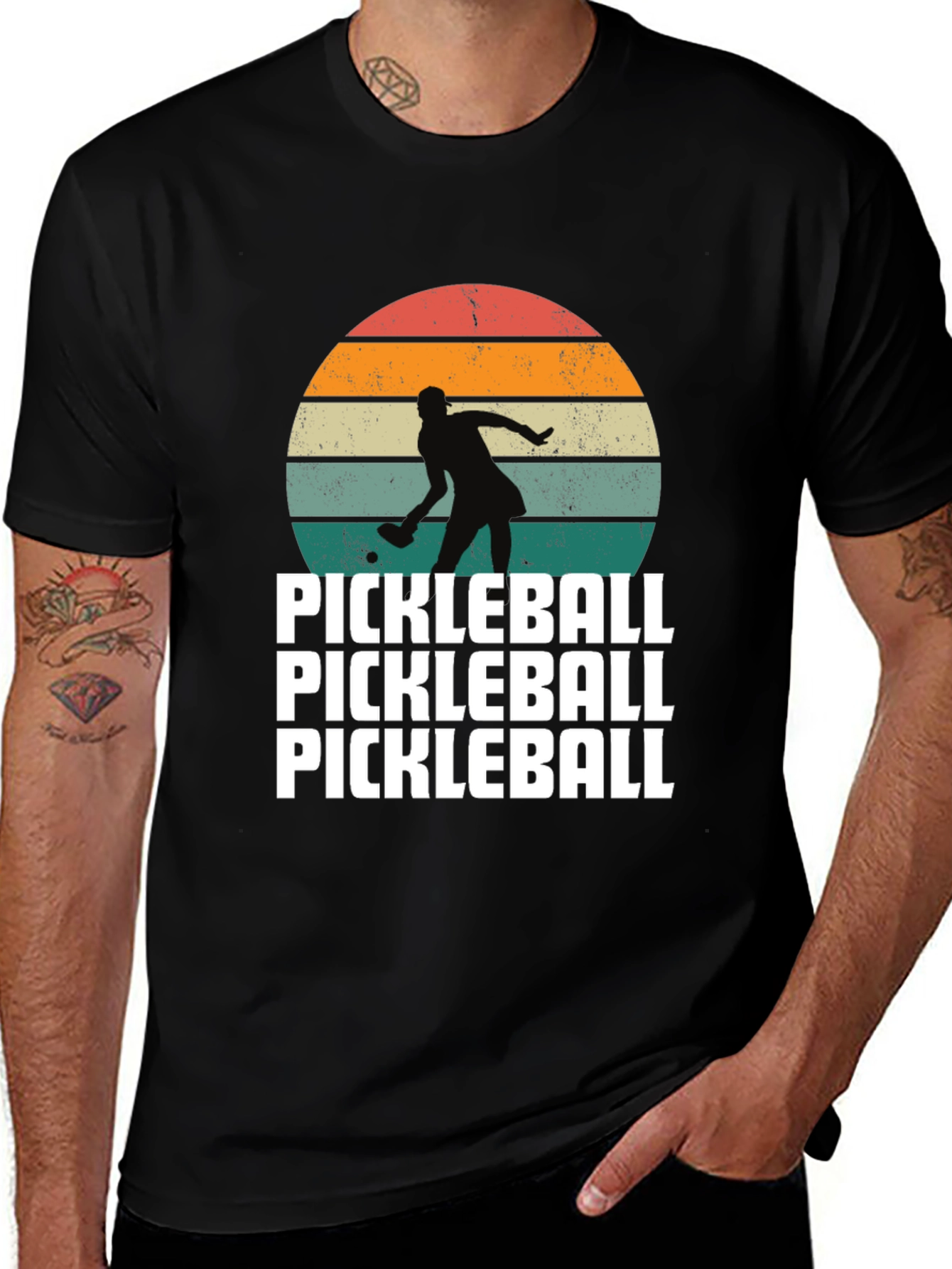 Variant 14 of Retro Pickleball T-Shirt