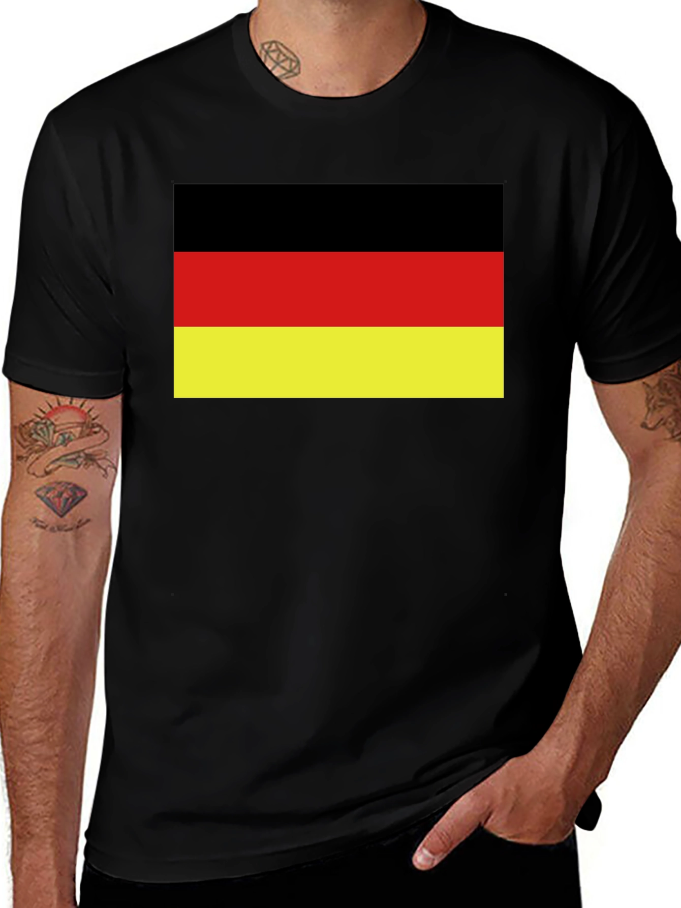 Germany Flag T-Shirt - Black