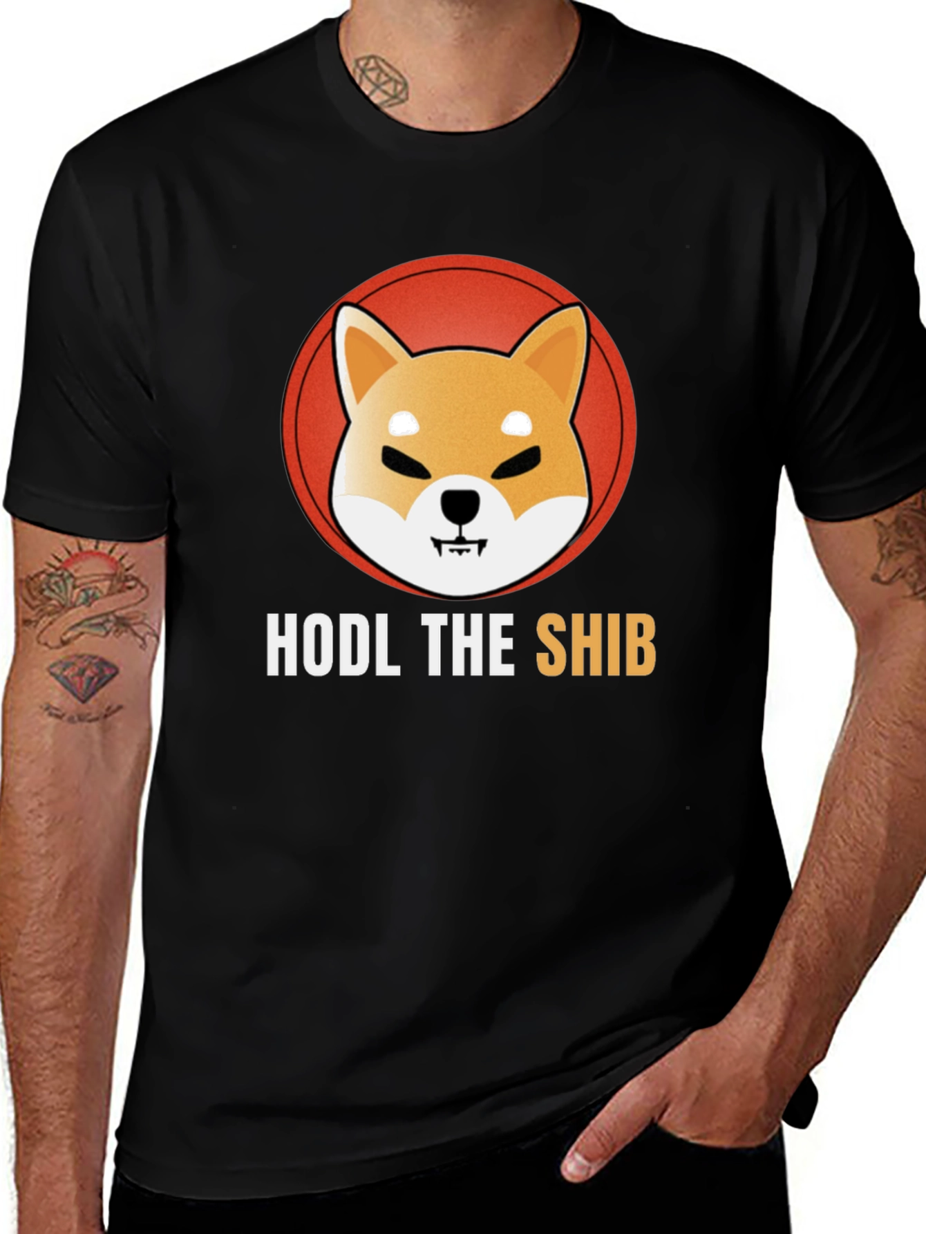 HODL THE SHIB T-Shirt - Shiba Inu Crypto Tee