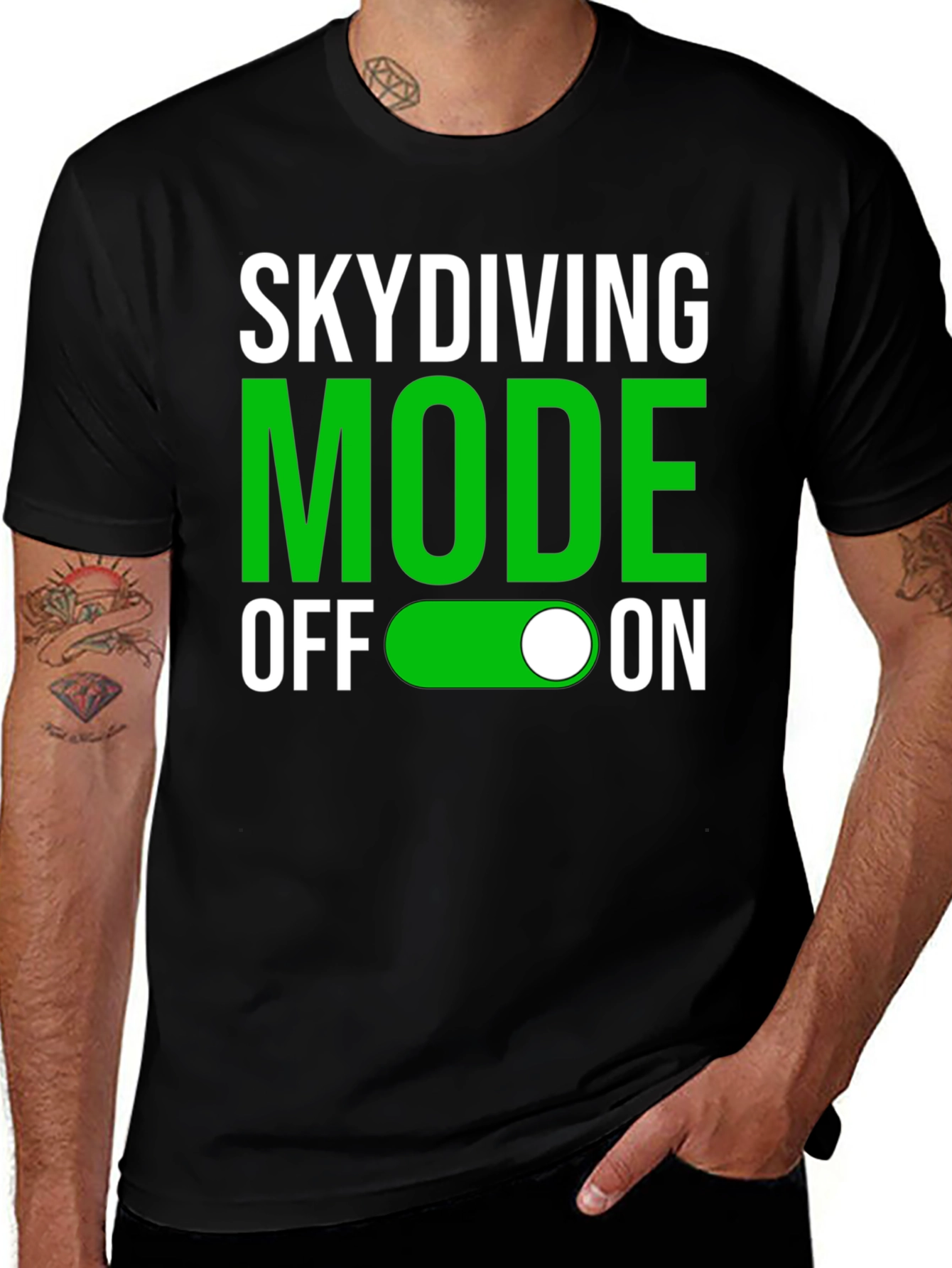 Skydiving Mode T-Shirt - Funny Jumper Gift Tee