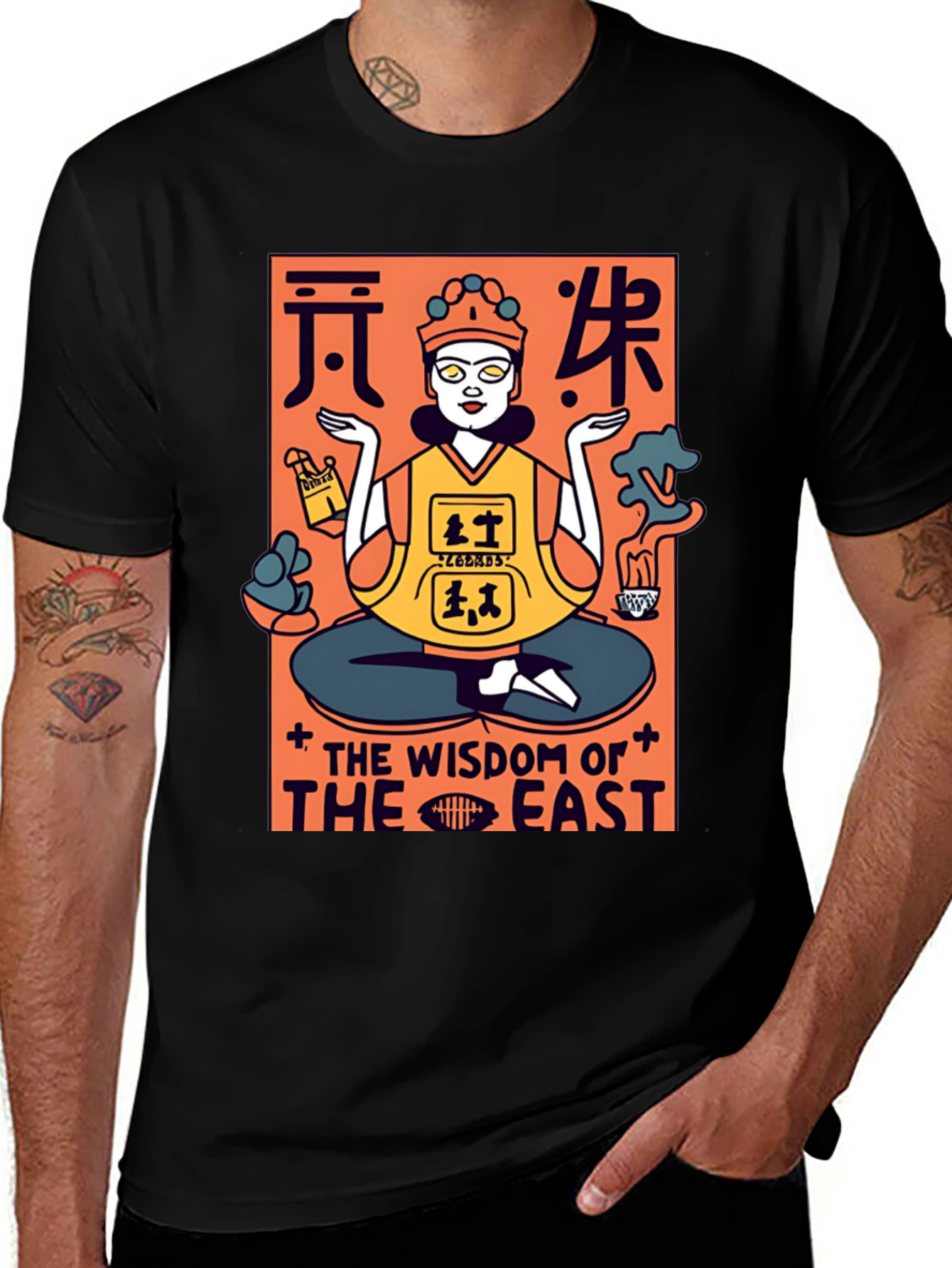 Variant 8 of Wisdom of the East Graphic Tee