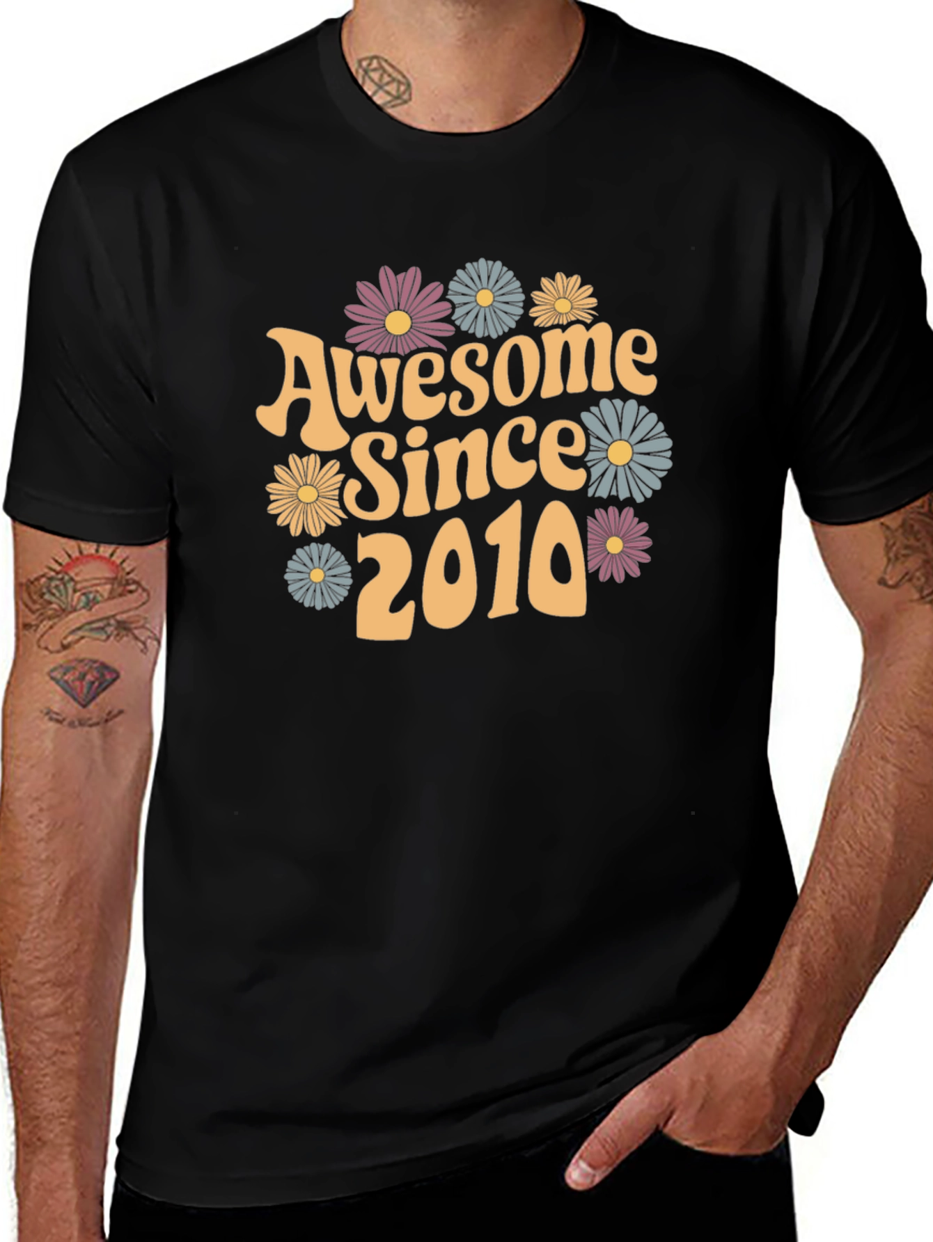 Variant 28 of Awesome Since 2010 Graphic T-Shirt
