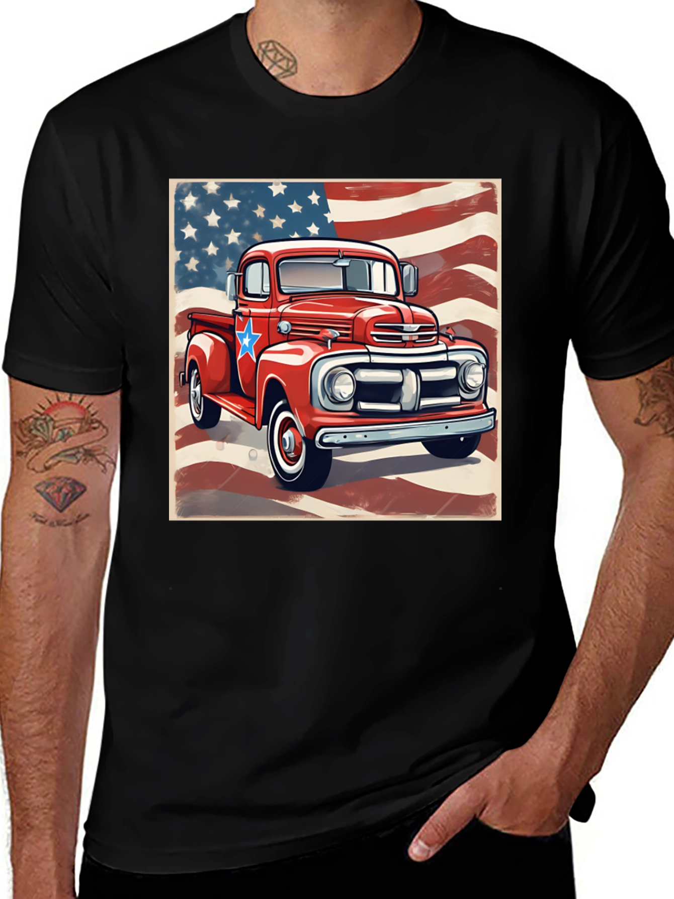 Variant 5 of American Truck T-Shirt