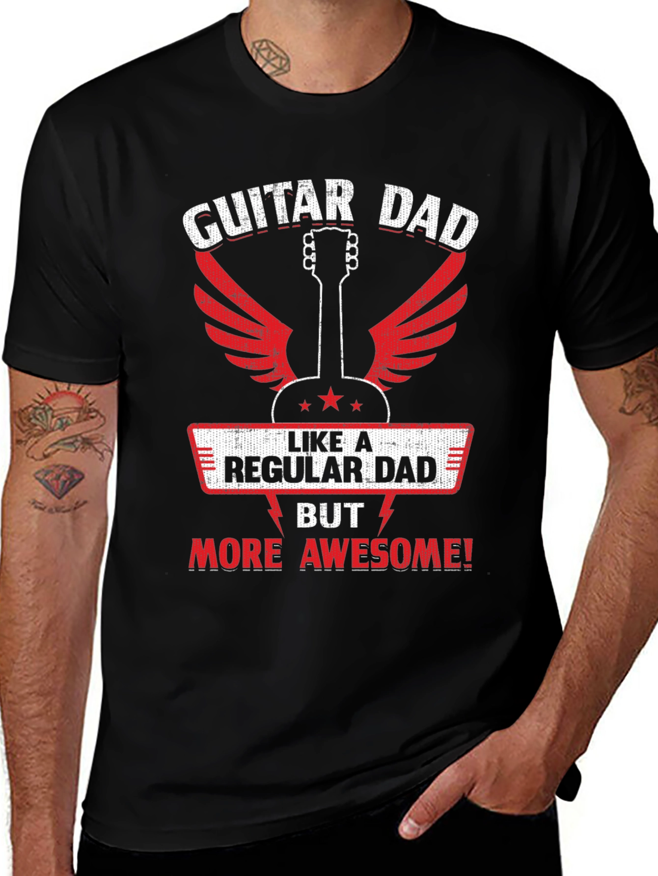 Guitar Dad Awesome T-Shirt