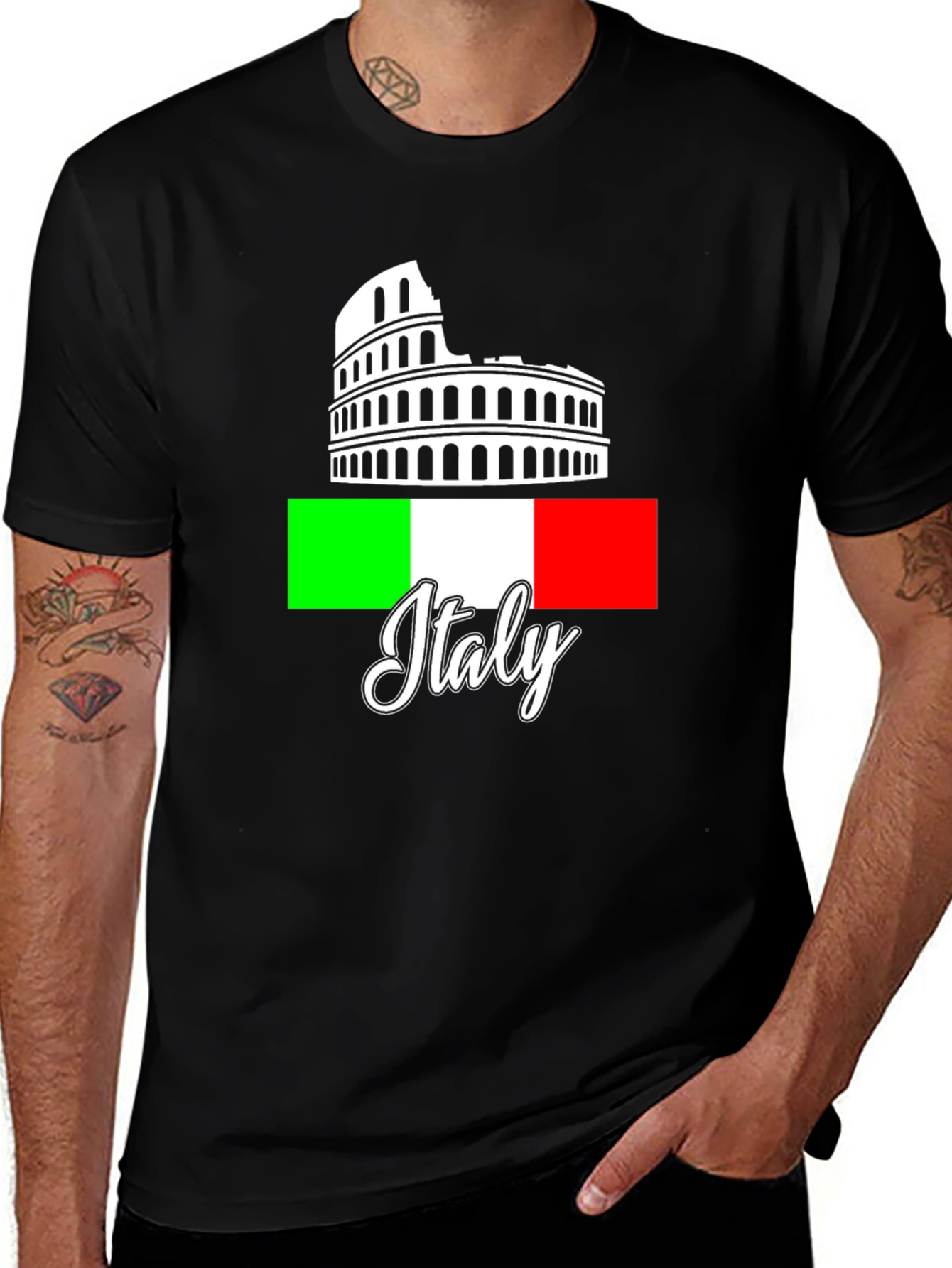 Italy Colosseum Graphic Tee