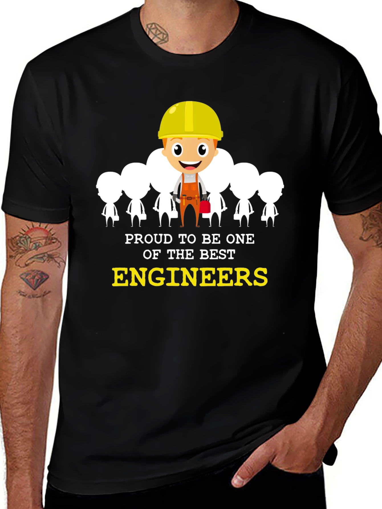Variant 28 of Proud Engineer Graphic T-Shirt
