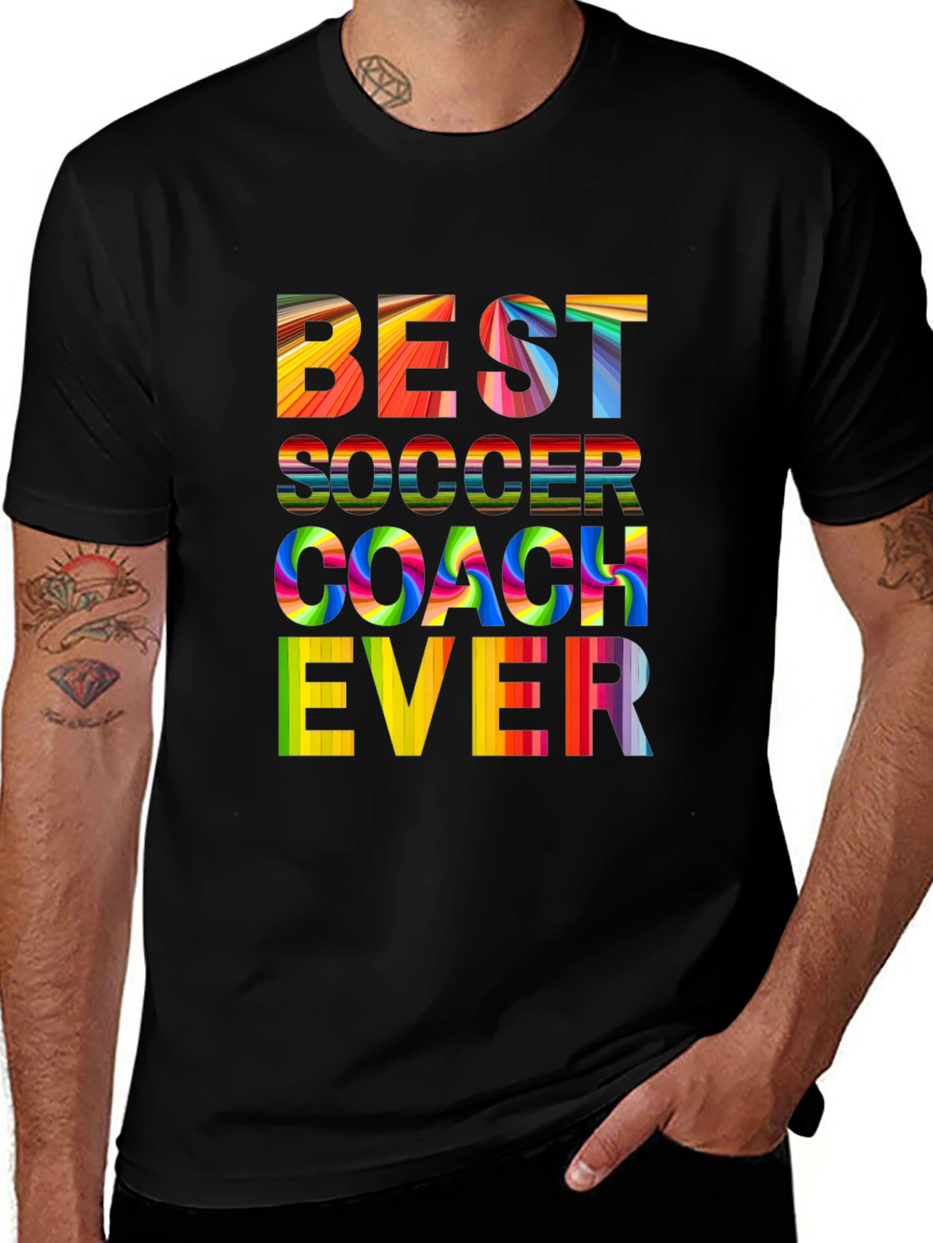 Variant 22 of Best Soccer Coach Ever Graphic Tee