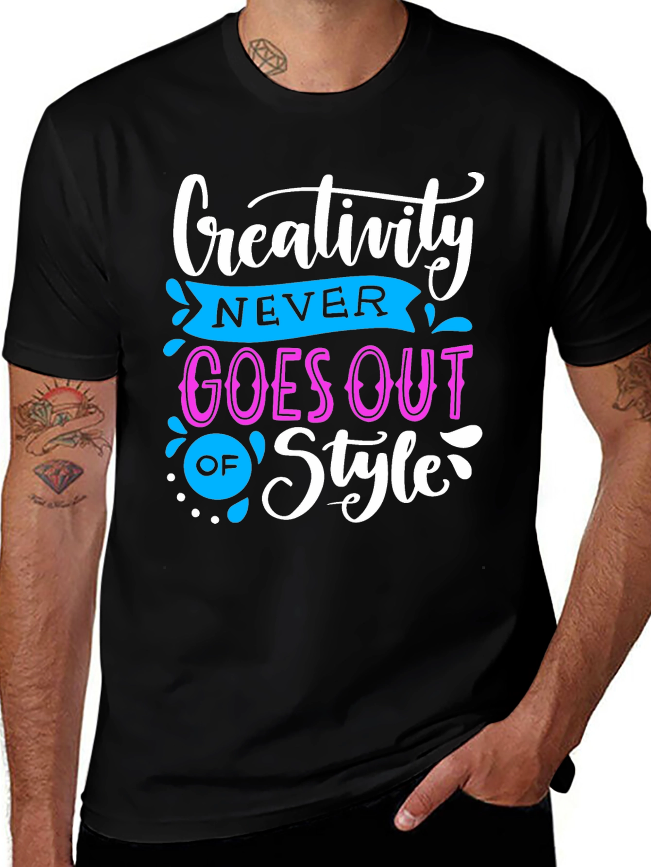 Variant 7 of Creative Style T-Shirt: Never Goes Out of Fashion
