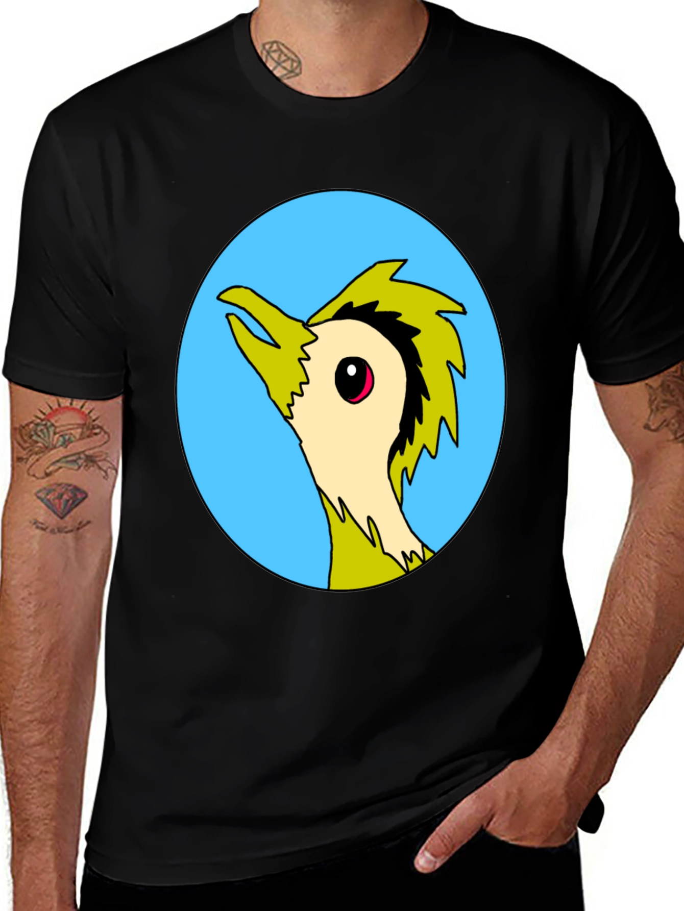 Variant 21 of Cool Cartoon Bird Graphic Print Tee