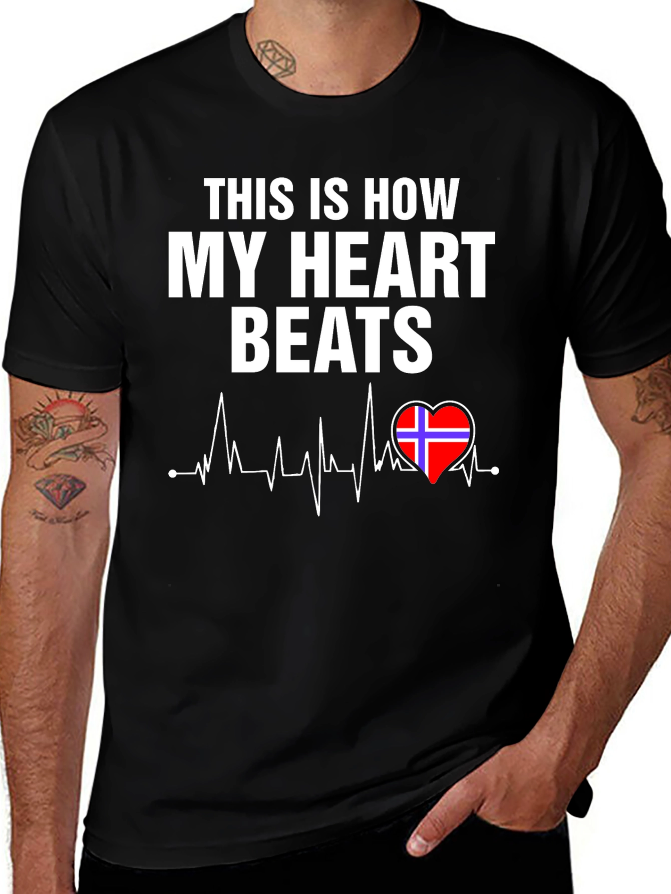 Norway Heartbeat T-Shirt