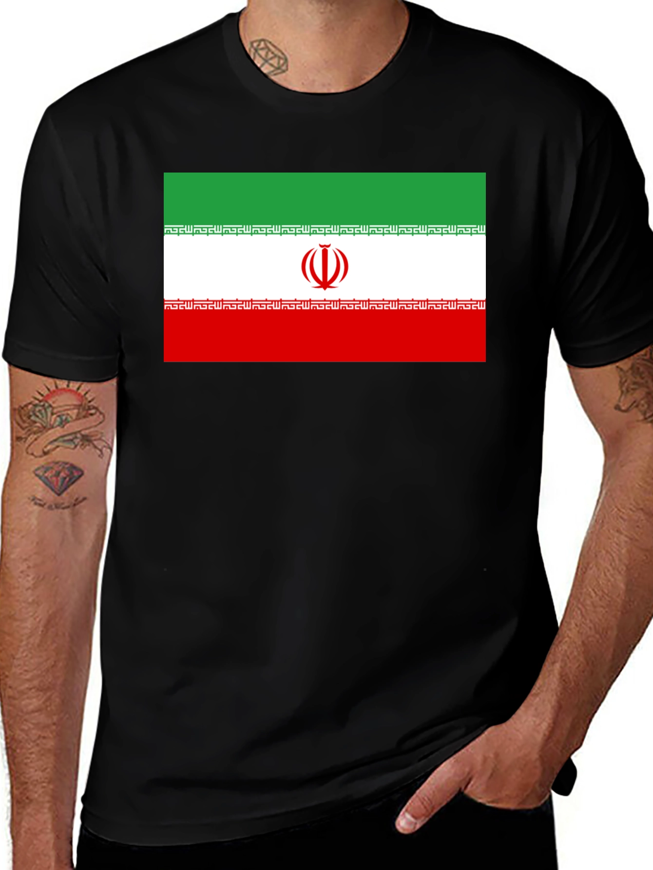 Iran Flag T-Shirt - National Pride Tee