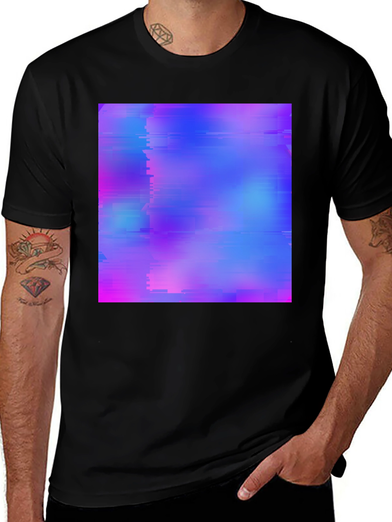 Variant 19 of Abstract Glitch T-Shirt - Modern Graphic Tee