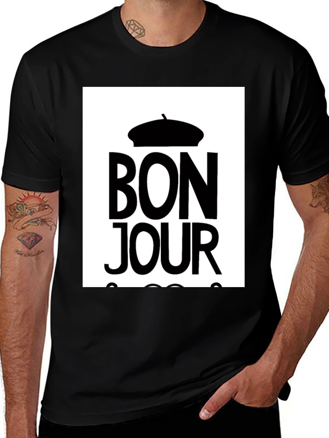 Bonjour T-Shirt - French Style Tee