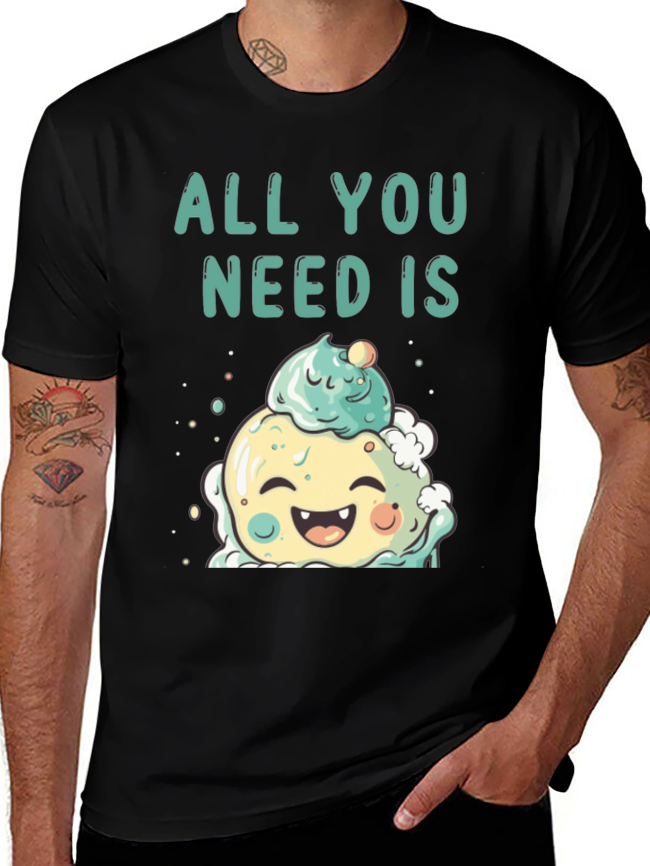 Variant 24 of All You Need Is Cute Ice Cream T-Shirt