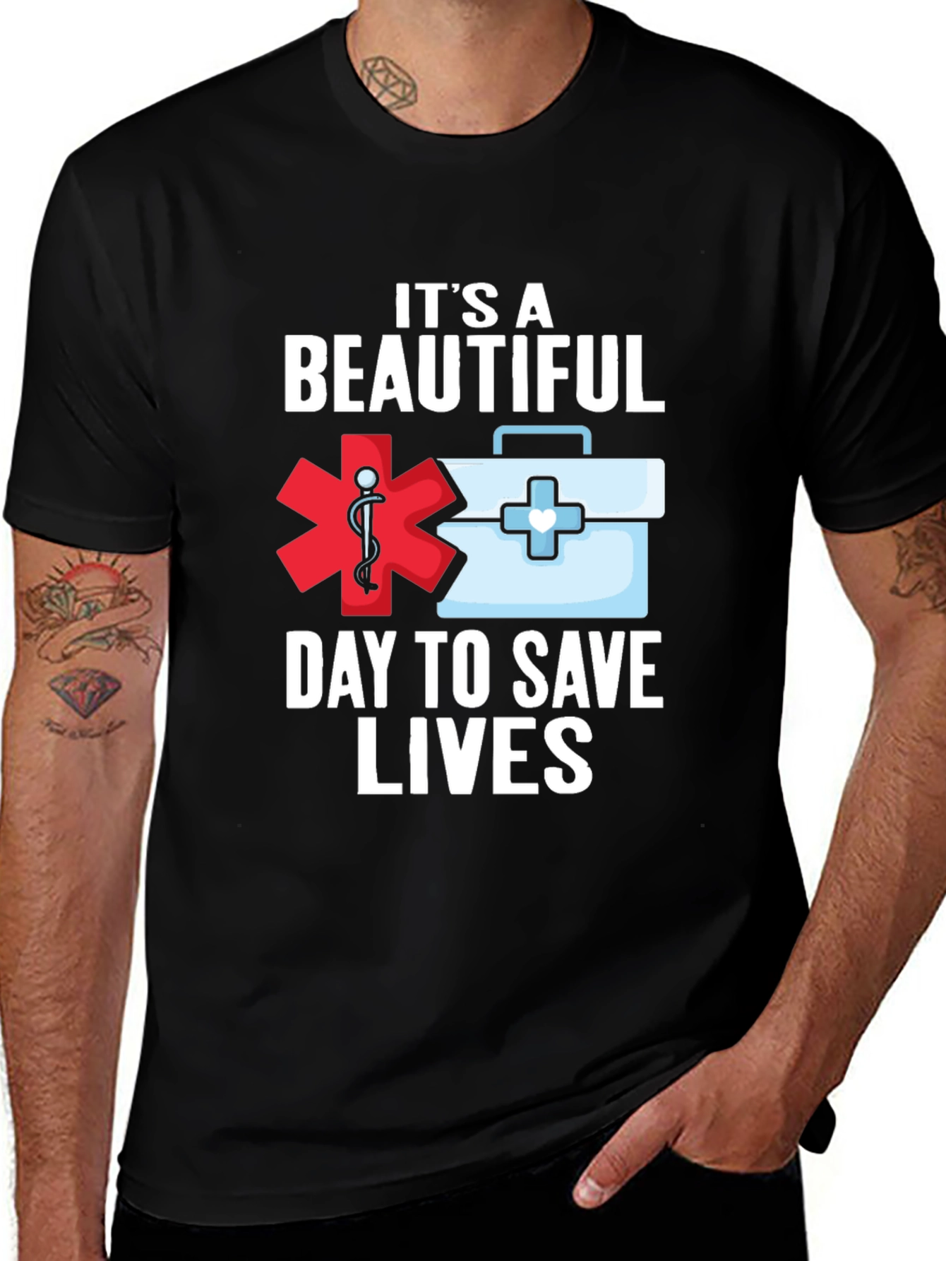 Variant 20 of It's a Beautiful Day to Save Lives T-Shirt