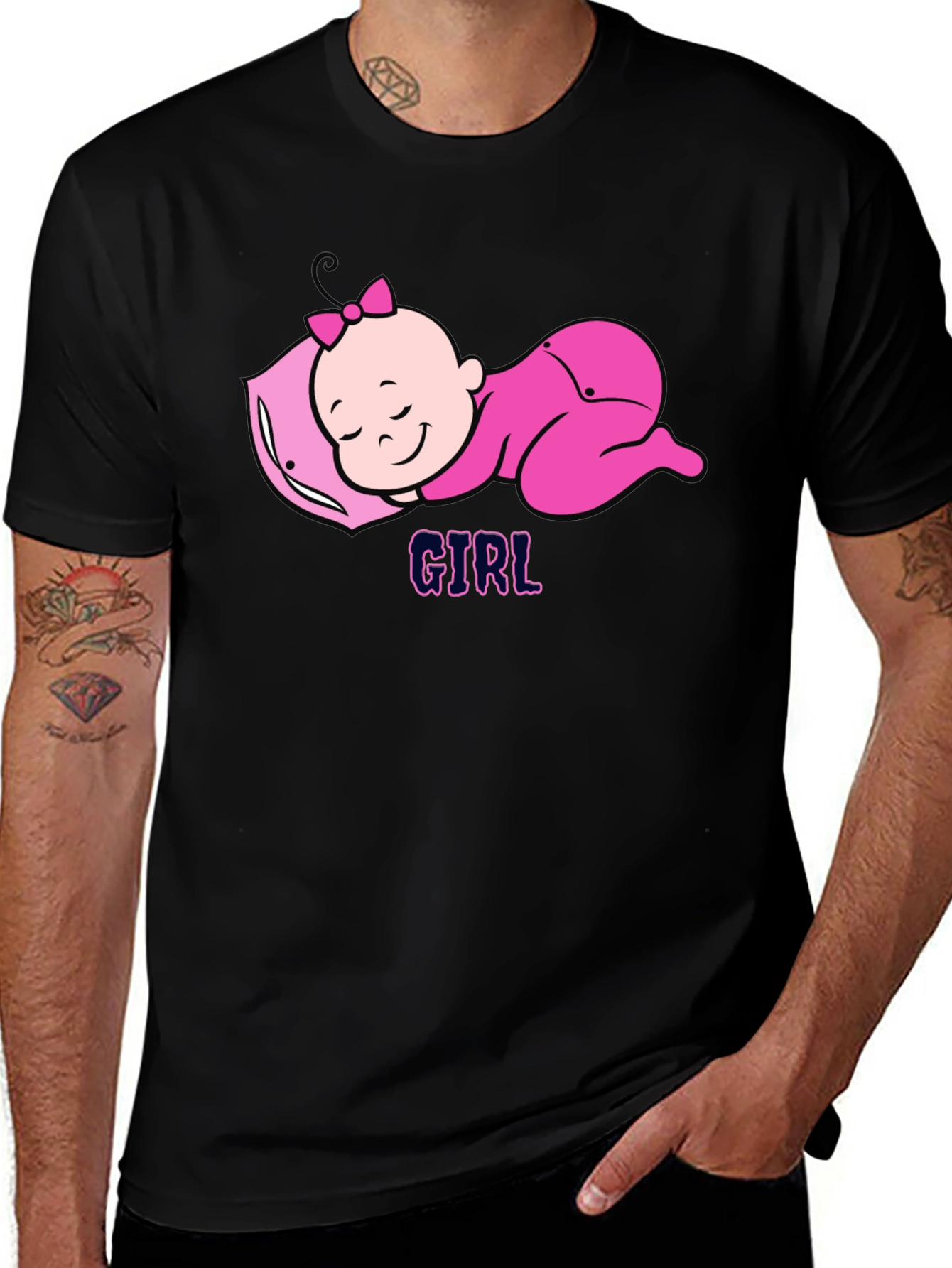 Variant 21 of Cute Baby Girl Graphic T-Shirt