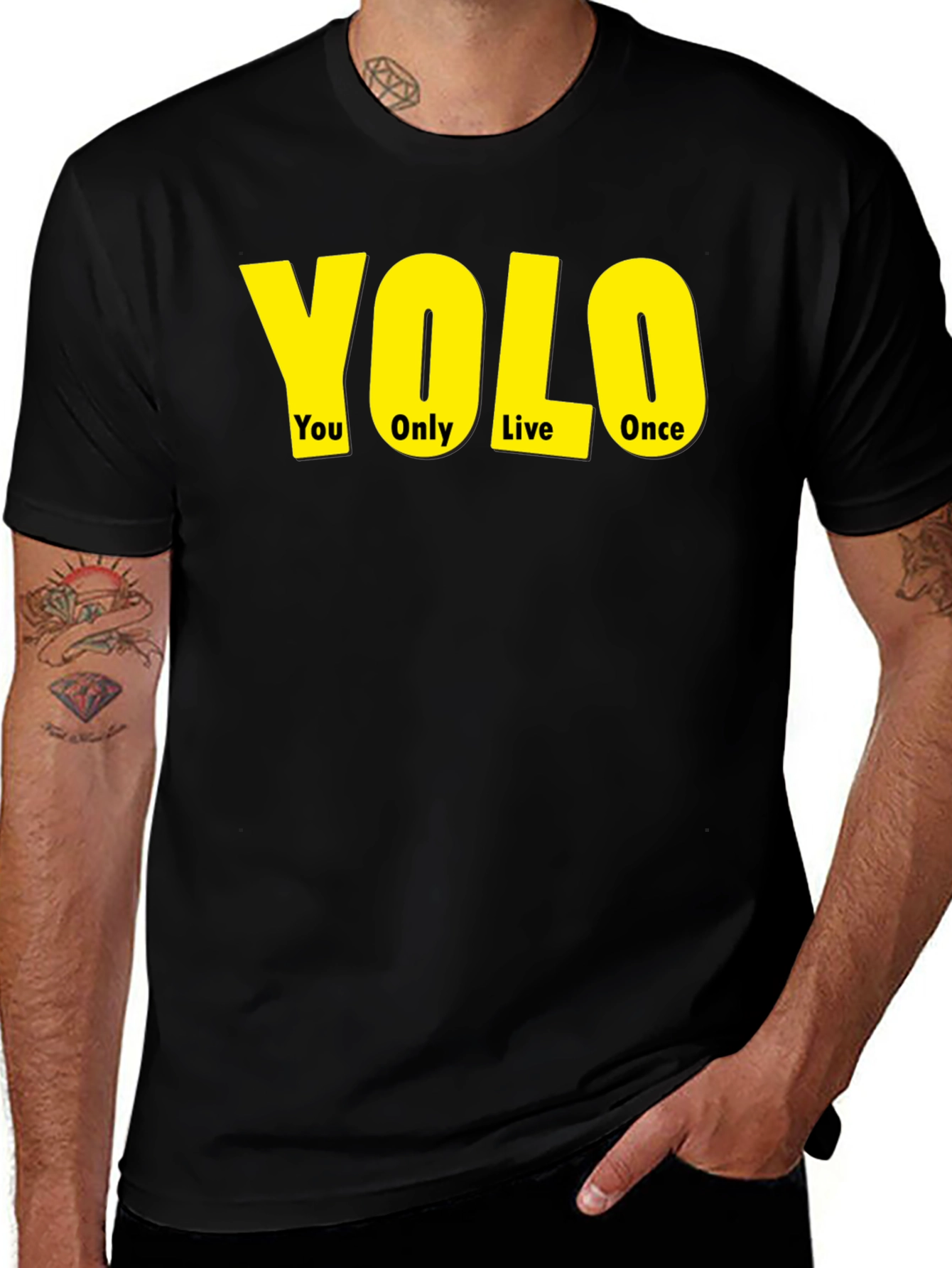 YOLO Graphic Tee - You Only Live Once T-Shirt