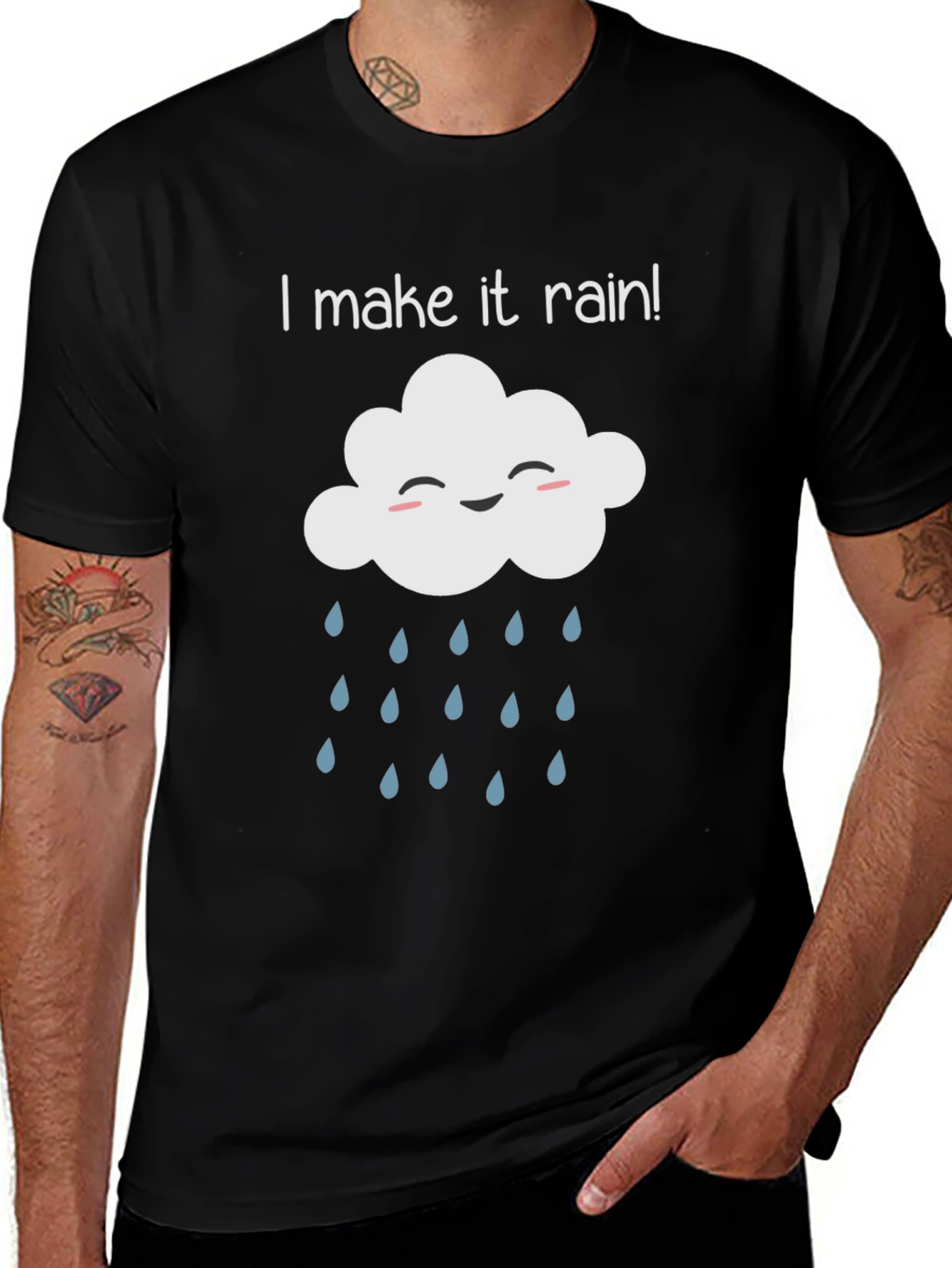 Variant 23 of I Make It Rain Funny Graphic Tee