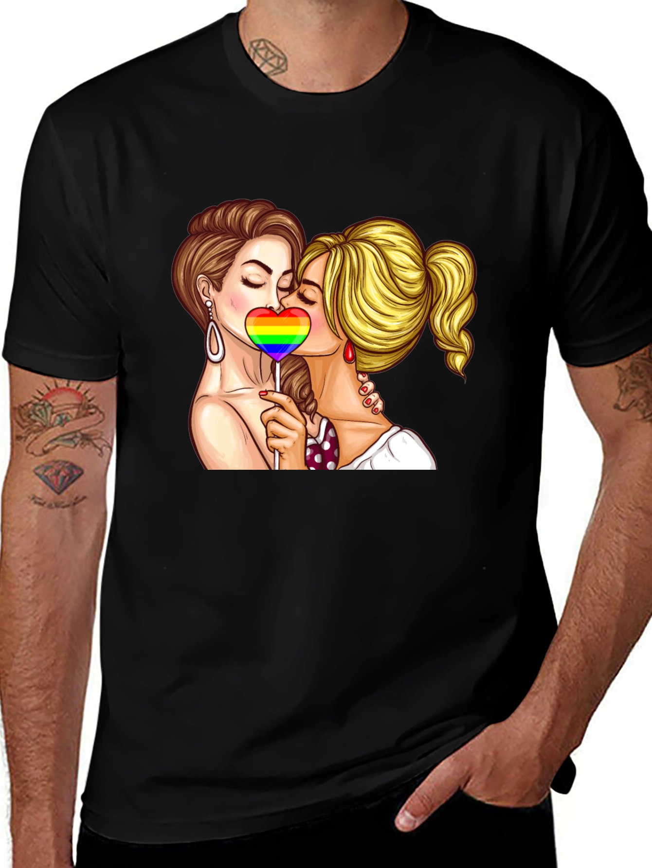LGBT Pride Kissing T-Shirt