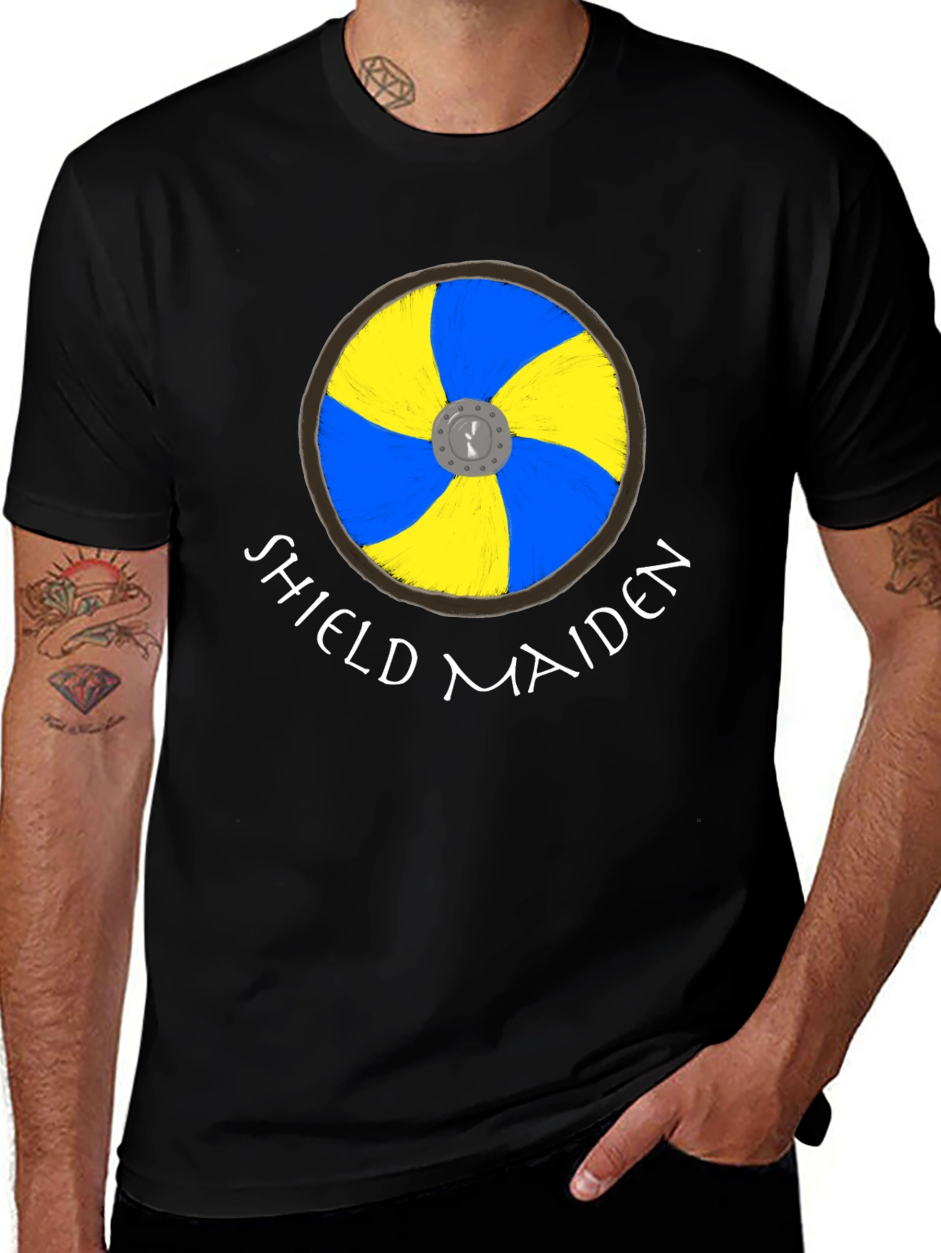 Variant 9 of Shield Maiden Viking T-Shirt - Warrior Style