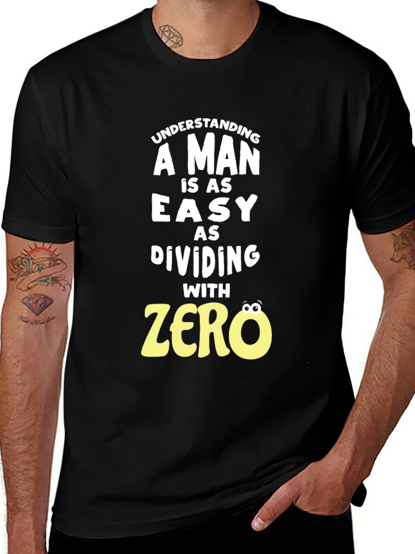 Variant 17 of Funny Math Humor T-Shirt - Dividing By Zero