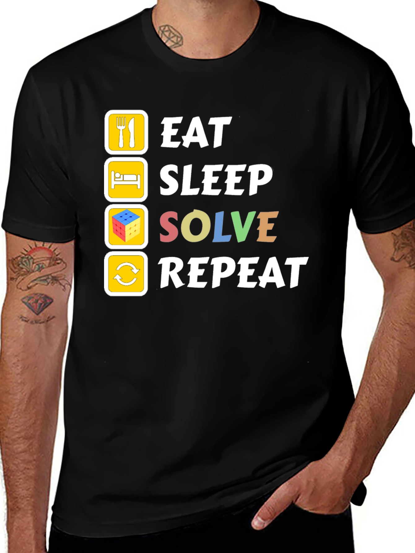 Eat Sleep Solve Repeat T-Shirt
