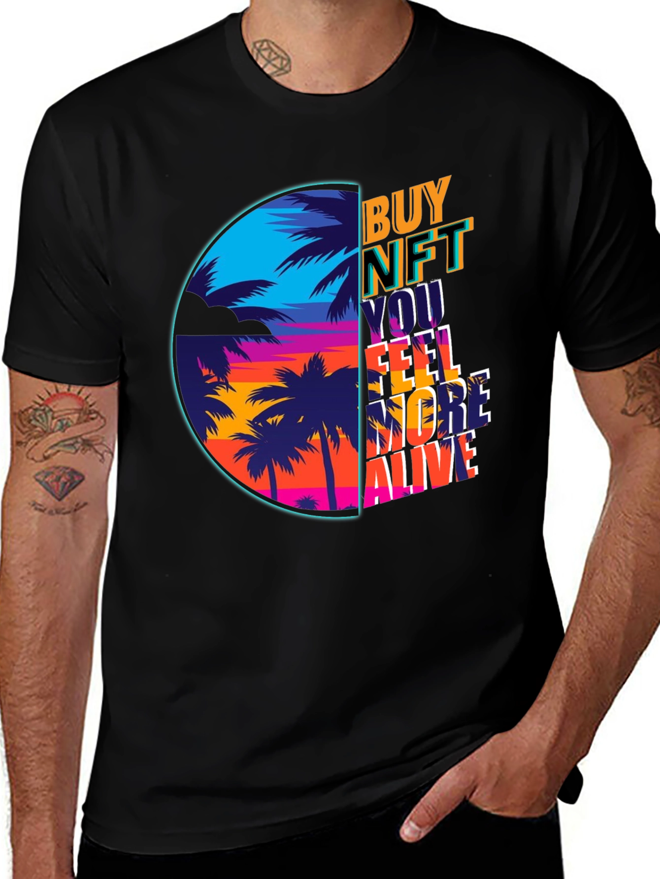 Variant 20 of Buy NFT Feel More Alive Graphic Tee
